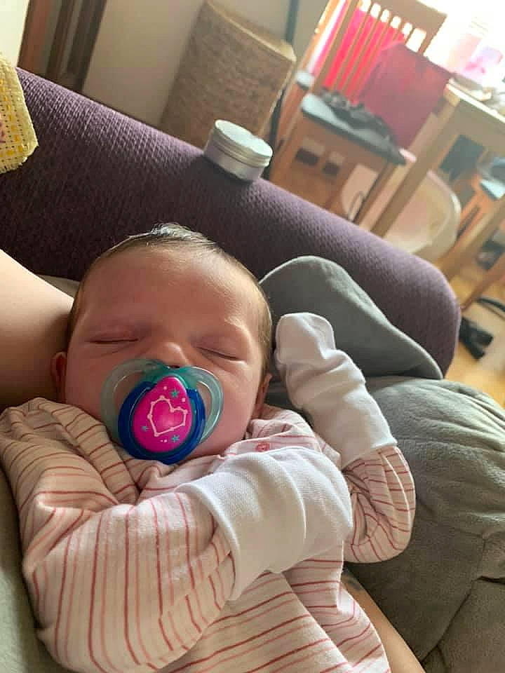 Belle joined the competition — help win amazing prizes! arm, baby, birth, child, comfort, finger, glasses, hand, nap, person, pink, selfie, skin, sleep, technology, toddler, vacation