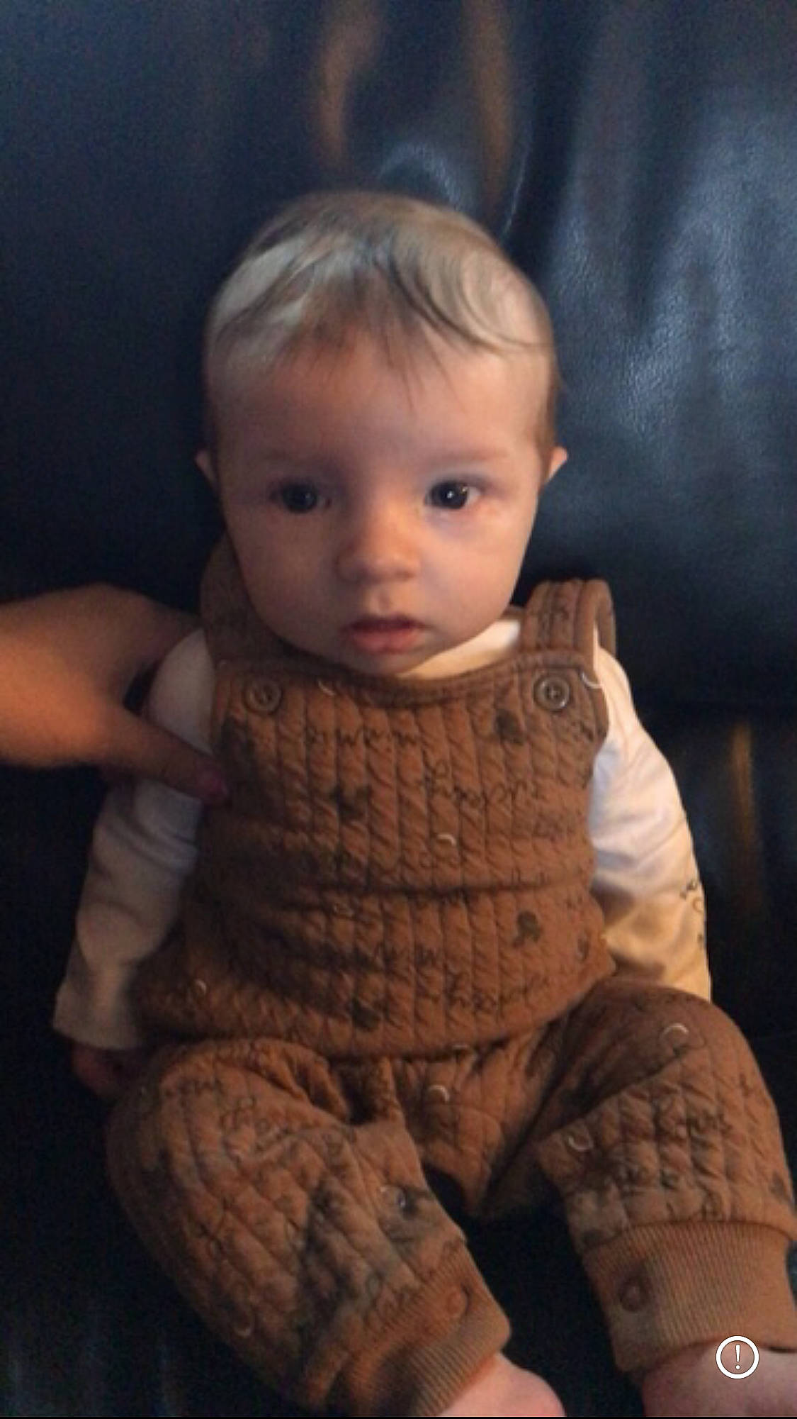 Adrian is registered to the contest to win money with this photo: art, baby, baby_toddler_clothing, brown_hair, cheek, comfort, fun, fur, hair, iris, lip, neck, nose, person, skin, sleeve, thumb, toddler, wood, wool