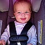 baby, car_seat, child, smile, face, seatbelt, clothing, infant, safety, cute, hands, head, straps, padding, closeup, portrait, happy, baby_girl, indoors, seat