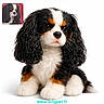 background, black, brown, closeup, curly_fur, cute, dog, fluffy, isolated, pet_toy, plush, portrait, realistic, sitting, small_inset, soft, stuffed_animal, toy_dog, website_text, white