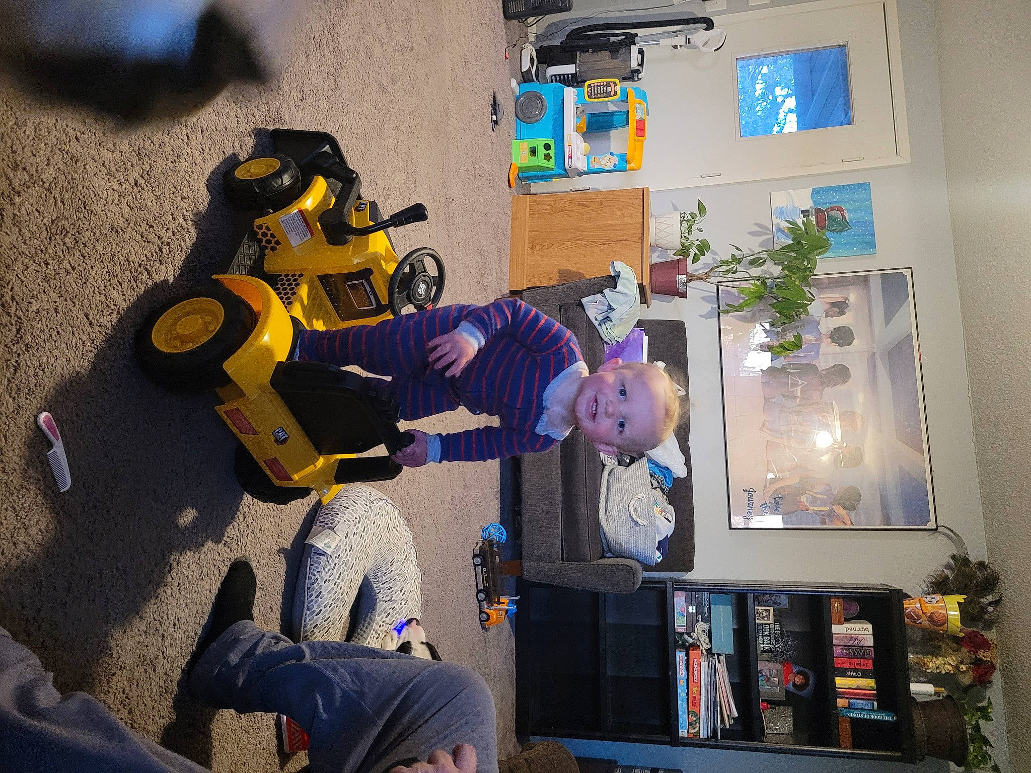 Arnold joined the competition — help win amazing prizes! animation, bookcase, chair, fiction, fictional_character, fun, games, houseplant, joy, machine, person, personal_protective_equipment, picture_frame, plant, recreation, room, shelf, shelving, toy, visual_arts