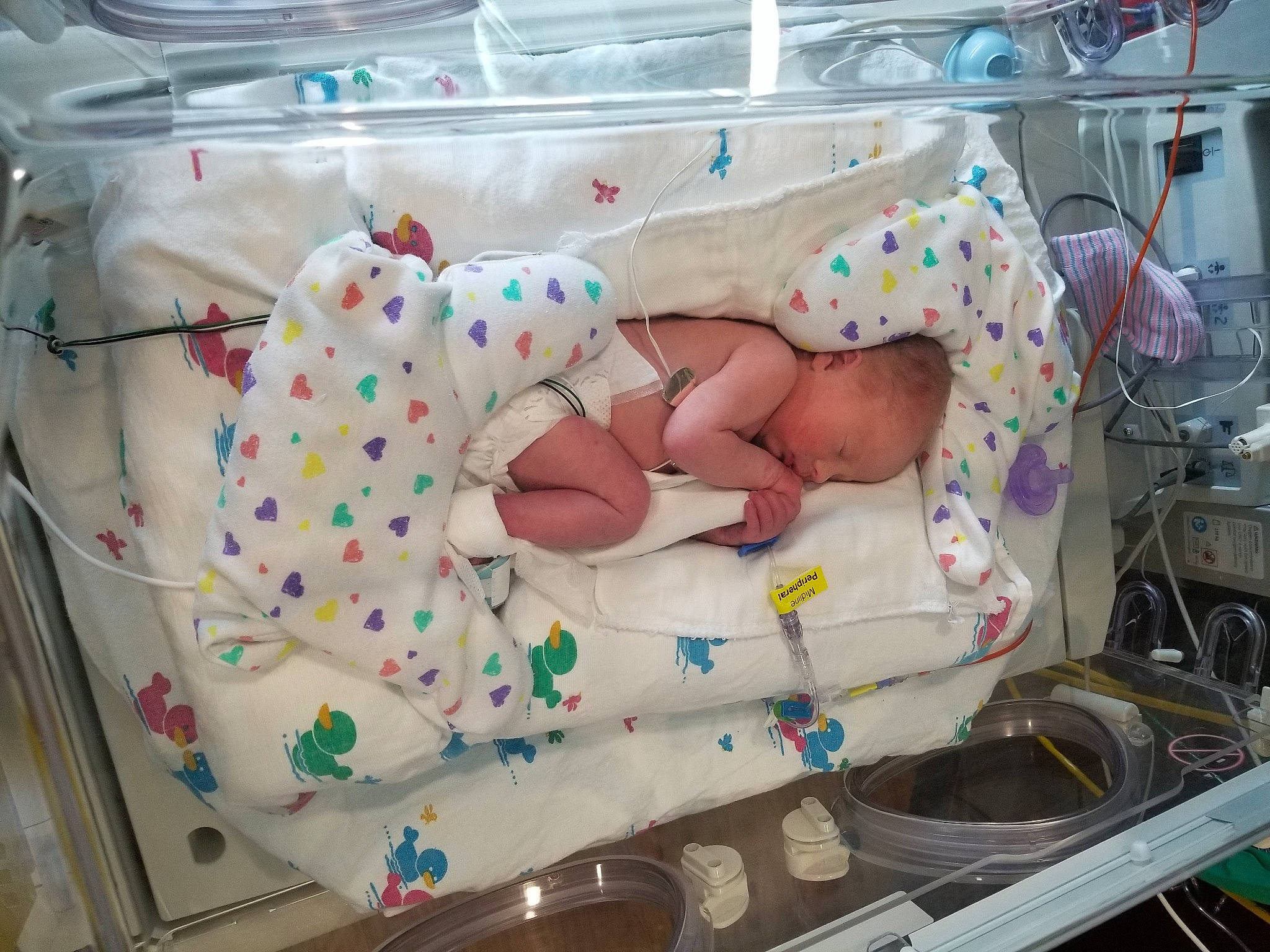 Flynn is registered to the contest to win money with this photo: baby, baby_products, baby_safety, birth, child, childbirth, hospital, hospital_bed, huggies_pull_ups, infant_bed, nap, person, product, toddler