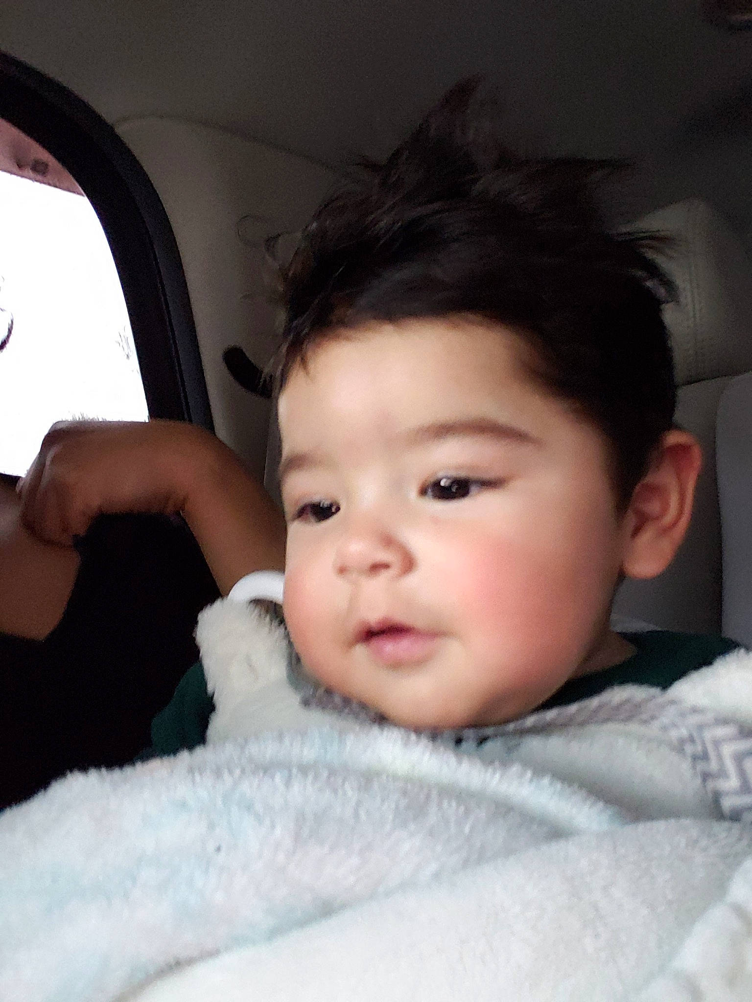 Gustavo is registered to the contest to win money with this photo: baby, beauty, black_hair, cheek, child, chin, ear, electronic_device, eye, eyebrow, face, forehead, head, lip, mouth, nose, person, skin, toddler