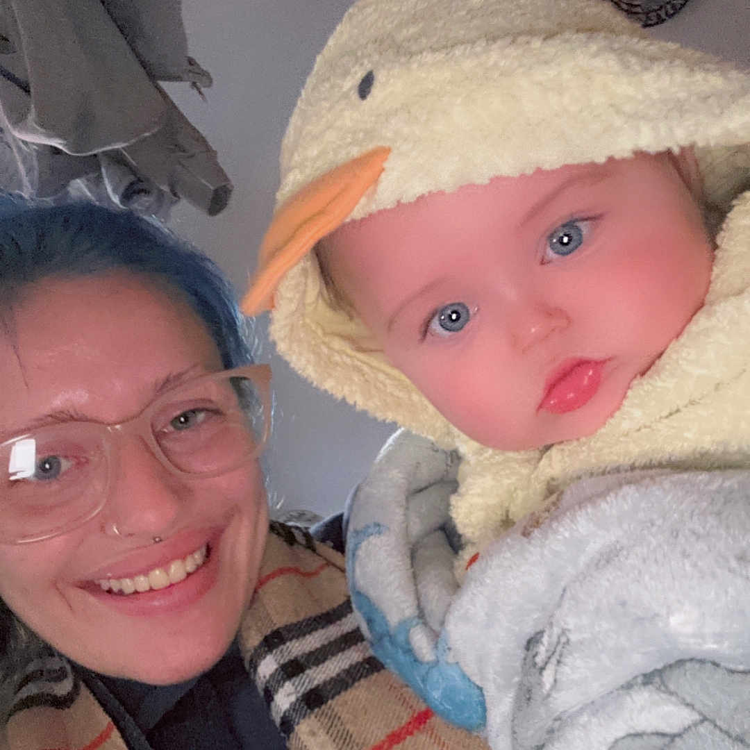 Arlo-Scott joined the competition — help win amazing prizes! accessories, baby, bonnet, cap, clothing, coat, doll, face, glasses, hat, head, hood, hoodie, knitwear, person, photography, portrait, sweater, sweatshirt, toy