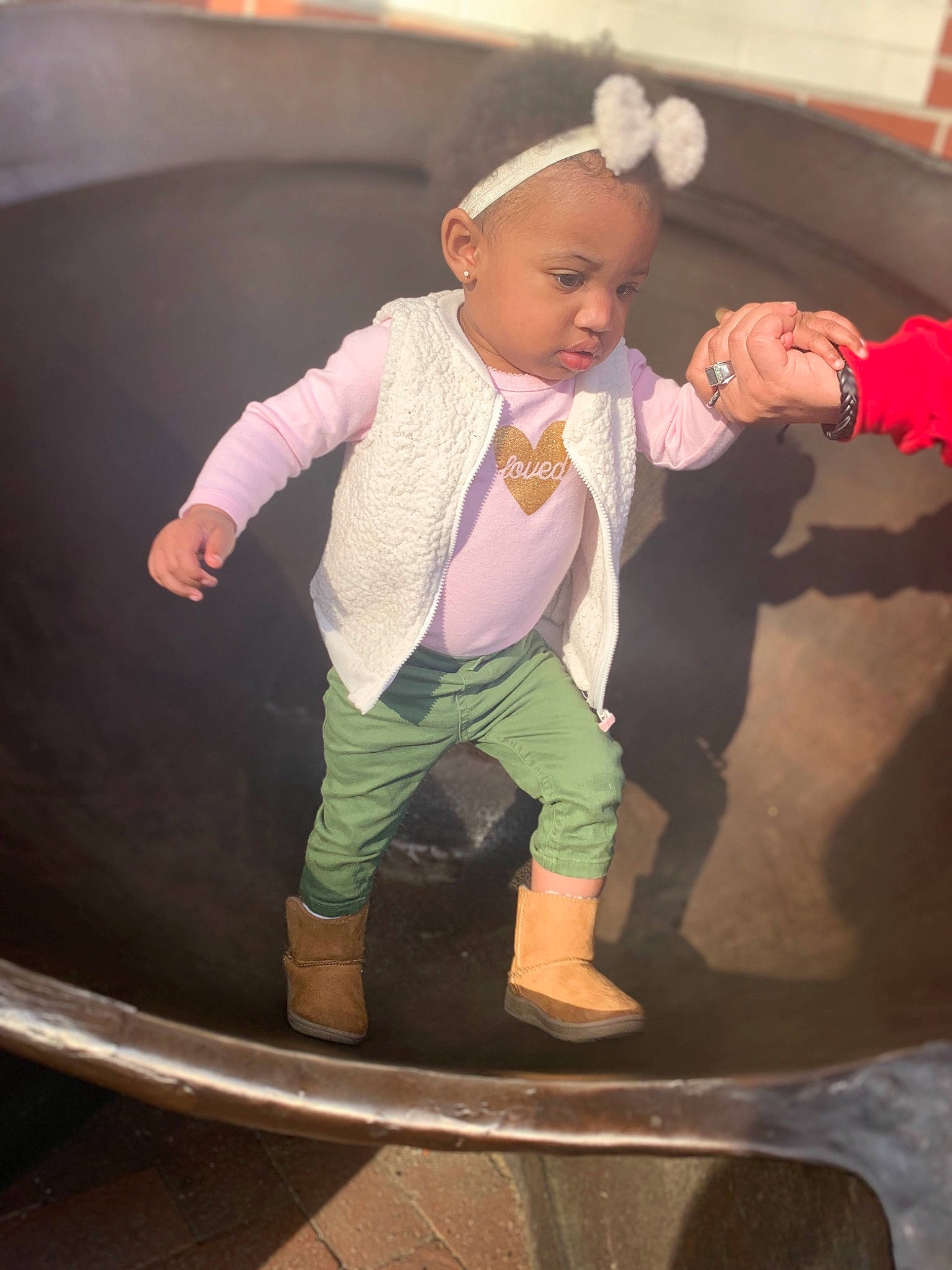 Avahmarie joined the competition — help win amazing prizes! baby, child, fun, person, pink, play, recreation, toddler, vacation