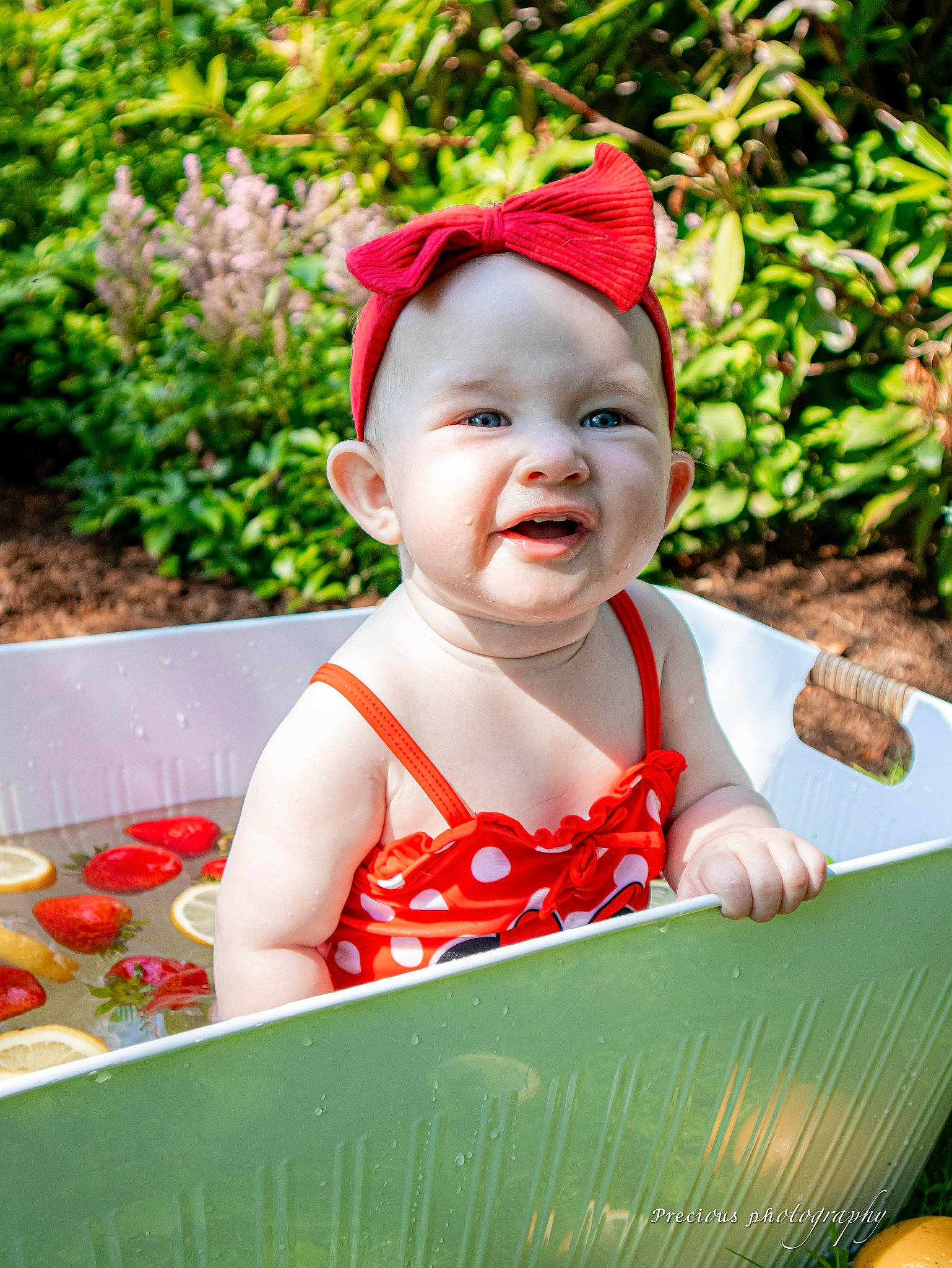 Rosalynns joined the competition — help win amazing prizes! baby, baby_laughing, baby_toddler_clothing, cap, child, fun, grass, happy, headwear, leisure, lip, people_in_nature, person, photograph, pink, plant, recreation, red, skin, smile