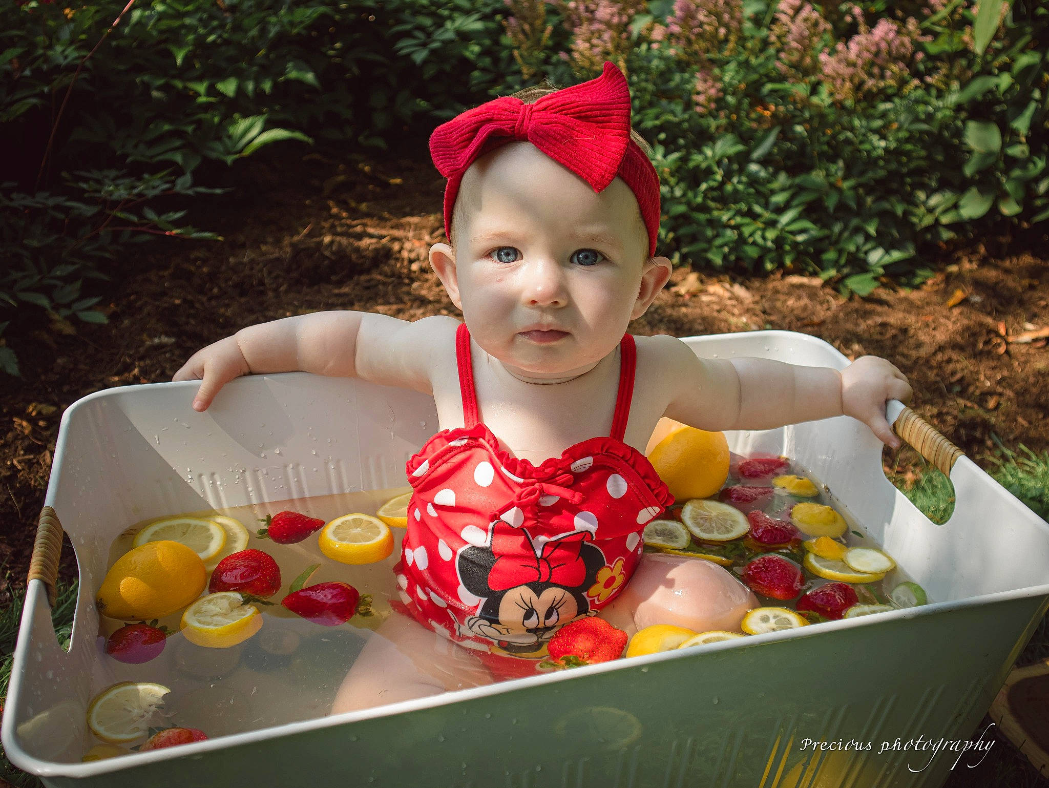 Rosalynns is registered to the contest to win money with this photo: baby, baby_toddler_clothing, box, carmine, child, event, eye, fun, grass, happy, headwear, holiday, leisure, person, plant, play, recreation, sitting, sweetness, toddler