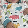 Nahzir joined the competition — help win amazing prizes! baby, smiling, infant, onesie, animal_print, hand, face, lying_down, blanket, floral_pattern, cute, child, happy, indoors, portrait, young, sleepwear, human, toddler, cozy