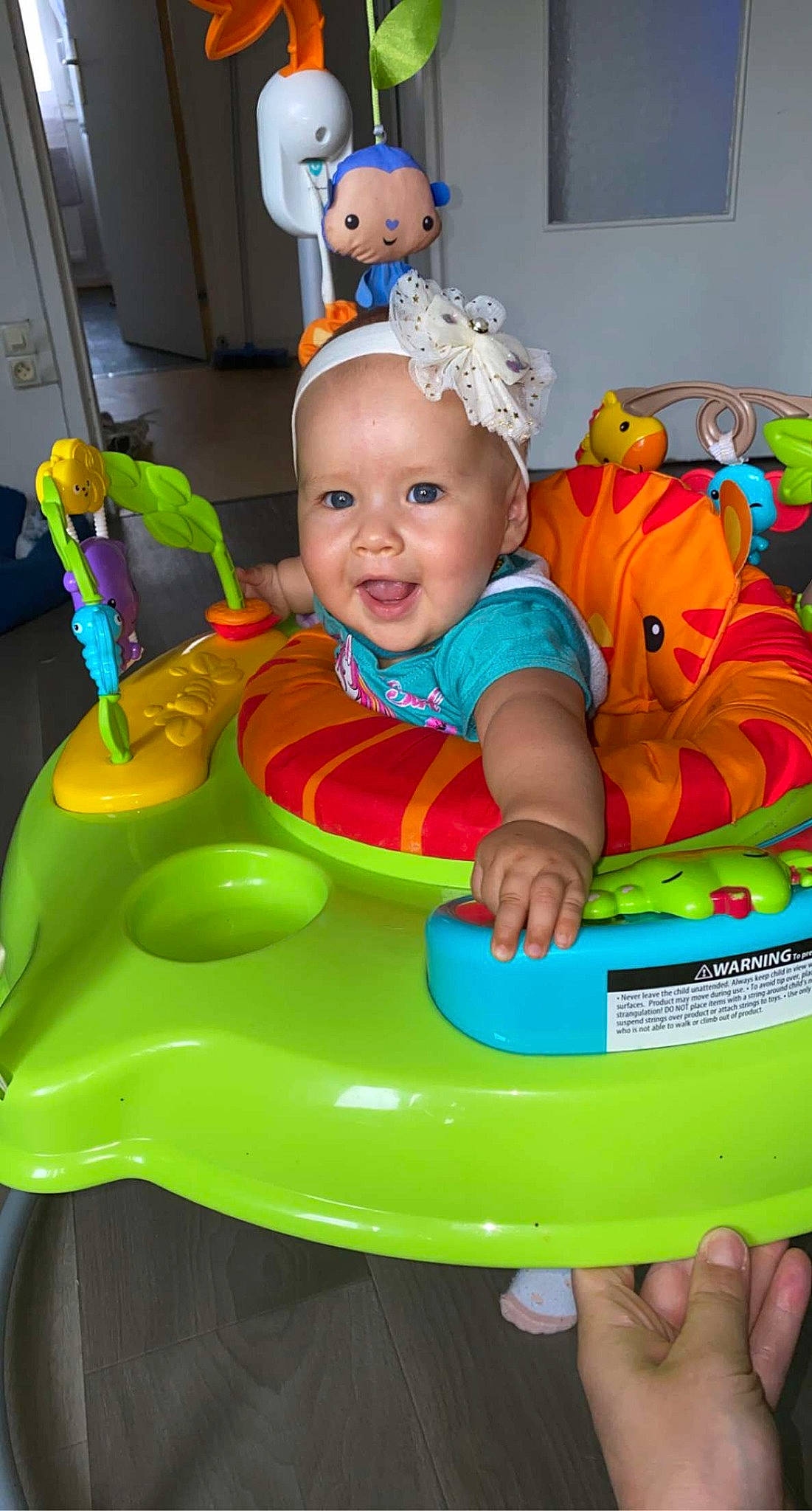 Vanina a rejoint le concours — aidez-le/la à gagner de superbes lots ! baby, baby_playing_with_toys, baby_products, baby_toddler_clothing, blue, chair, child, eye, facial_expression, fun, happy, leisure, person, pink, product, purple, riding_toy, smile, snapshot, toddler