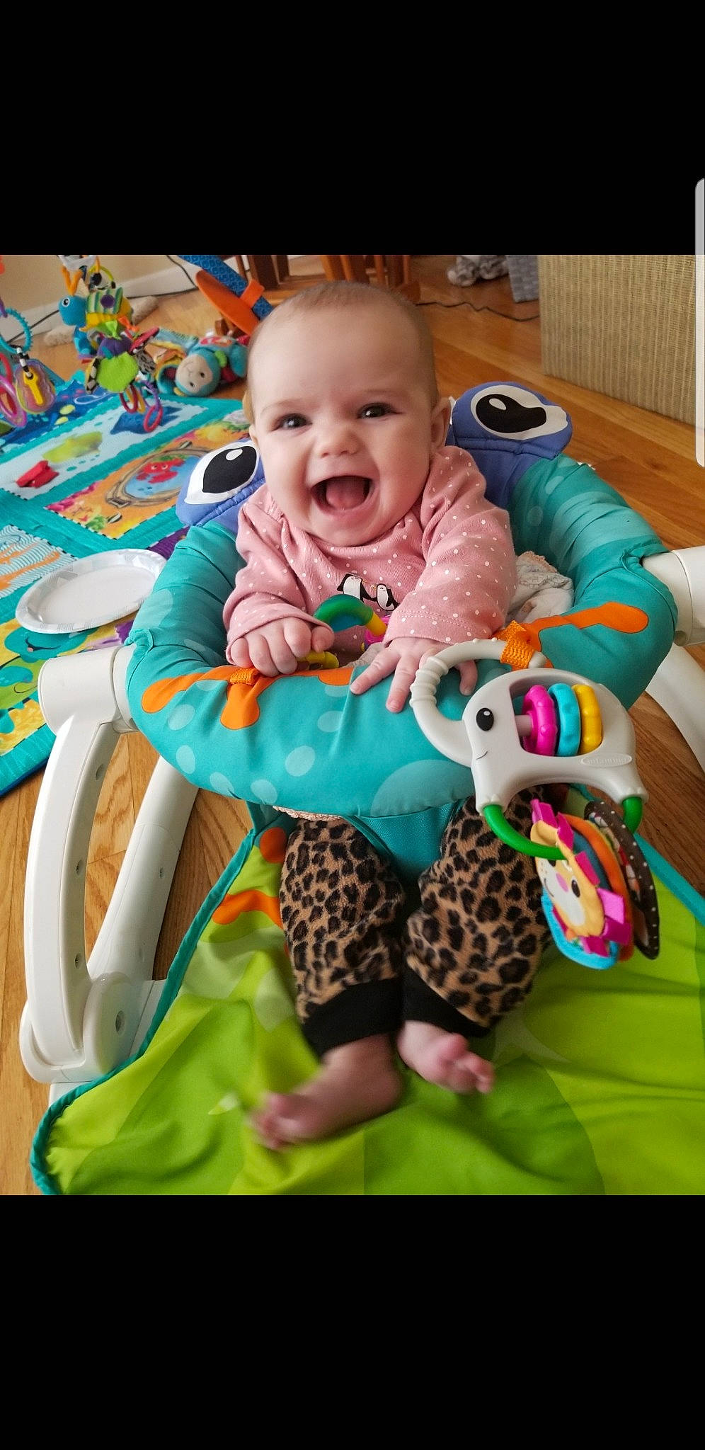 Jocelyn joined the competition — help win amazing prizes! child, day, facial_expression, fun, girl, infant, iris, laughter, person, play, product, sitting, skin, smile, toddler, toy