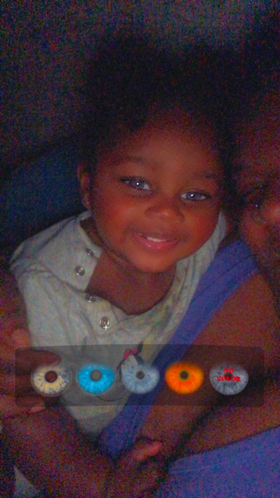 Ava joined the competition — help win amazing prizes! afro, baby_toddler_clothing, black, black_hair, cheek, child, chin, eye, eyebrow, facial_expression, forehead, iris, jheri_curl, joy, lip, mouth, nose, organ, person, skin