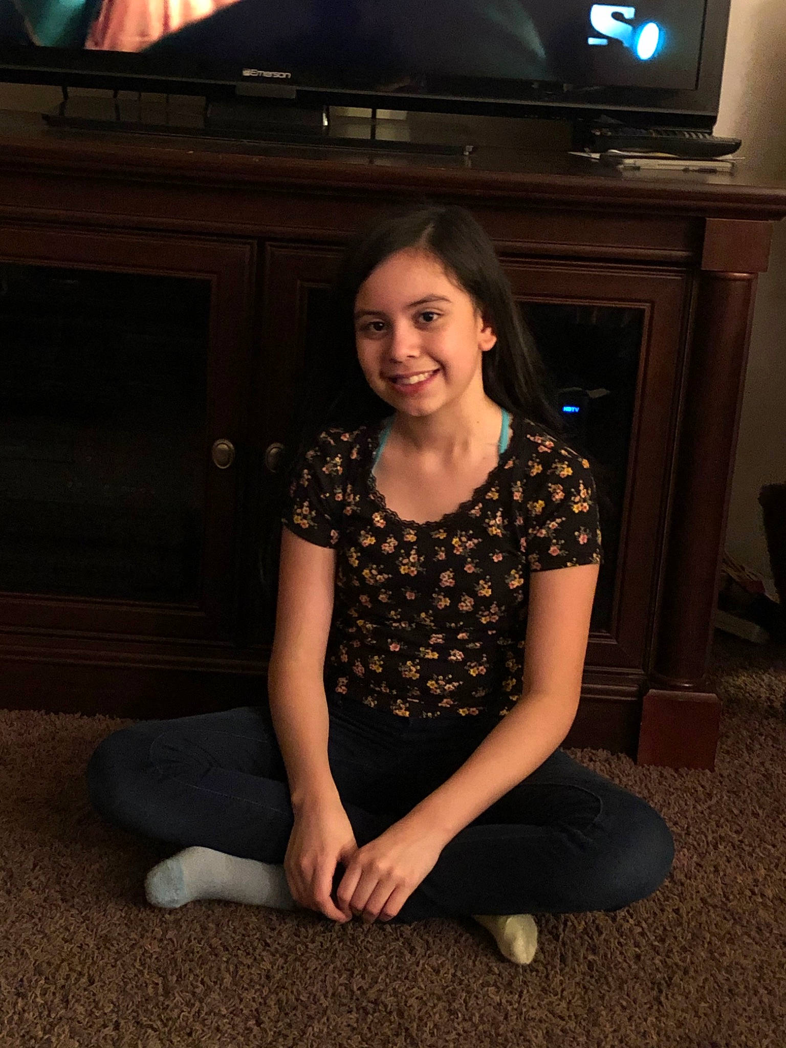 Nailea joined the competition — help win amazing prizes! black_hair, design, fawn, flash_photography, joy, leg, long_hair, pattern, person, photography, sitting