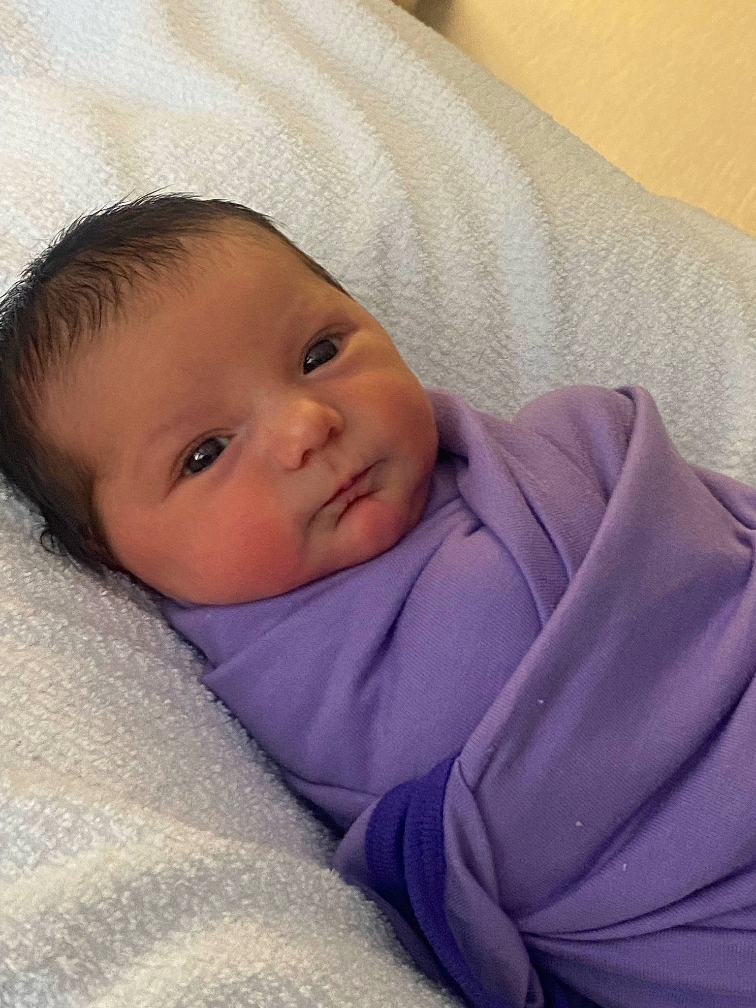 Lakelee joined the competition — help win amazing prizes! baby, baby_toddler_clothing, bedtime, cheek, child, close_up, comfort, electric_blue, eye, iris, linens, lip, magenta, mammal, nose, person, skin, sleeve, smile, textile