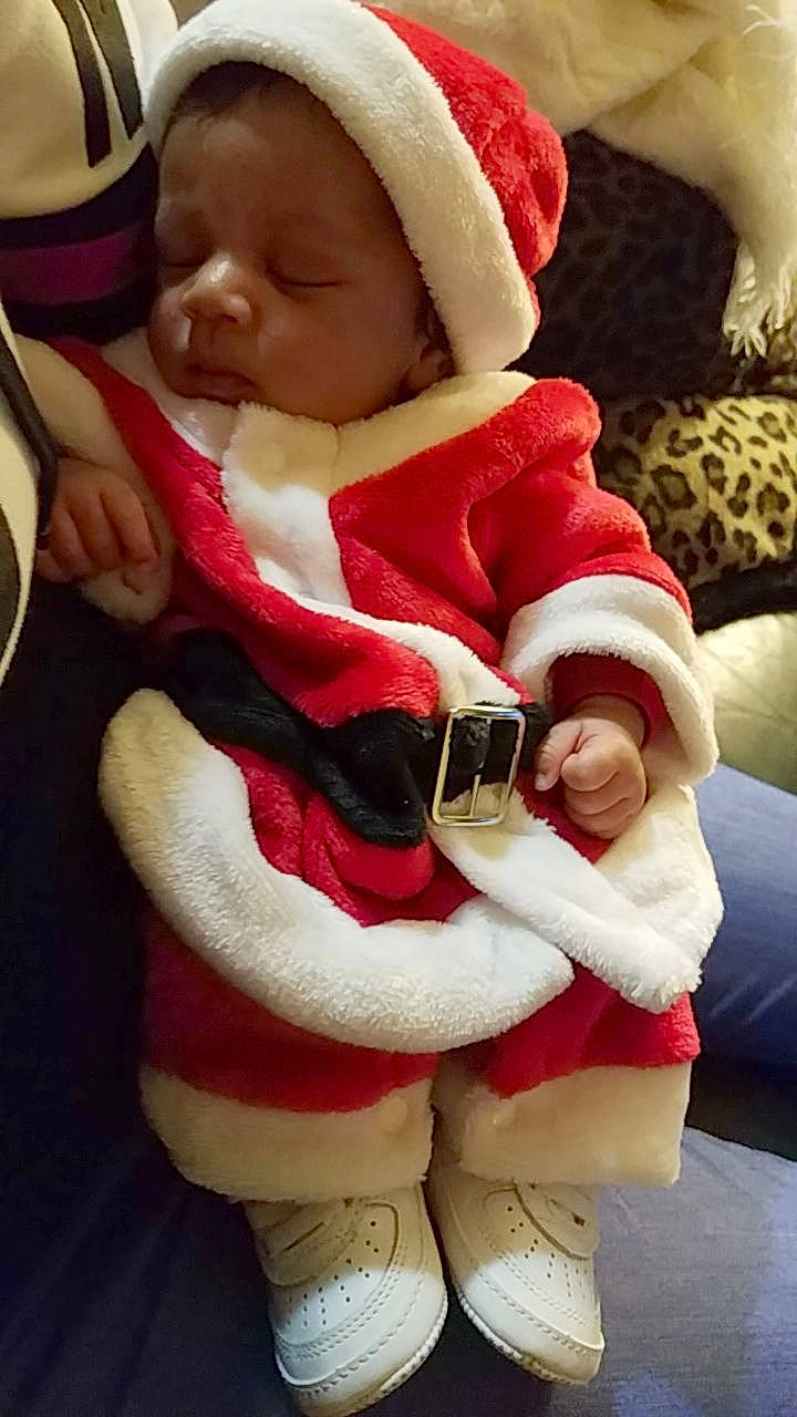 Castiel joined the competition — help win amazing prizes! baby, child, christmas, fictional_character, person, santa_claus, toddler, toy