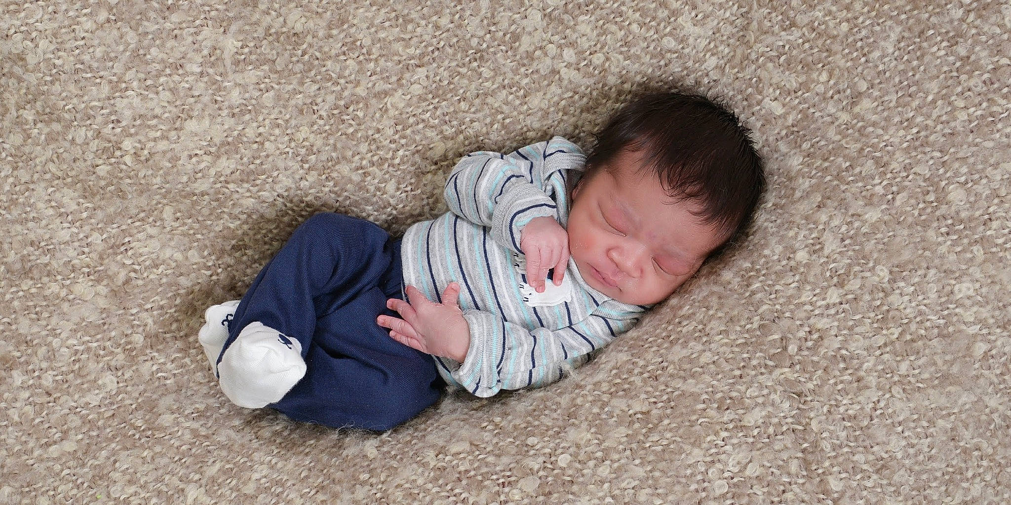 Castiel is registered to the contest to win money with this photo: baby, child, nap, person, sleep, toddler