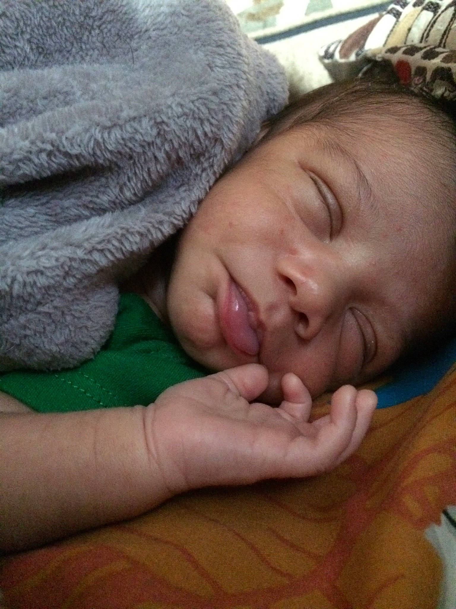 Mekhi is registered to the contest to win money with this photo: baby, baby_sleeping, birth, cheek, child, face, finger, gesture, hand, head, lip, love, mouth, nap, nose, person, skin, sleep, toddler