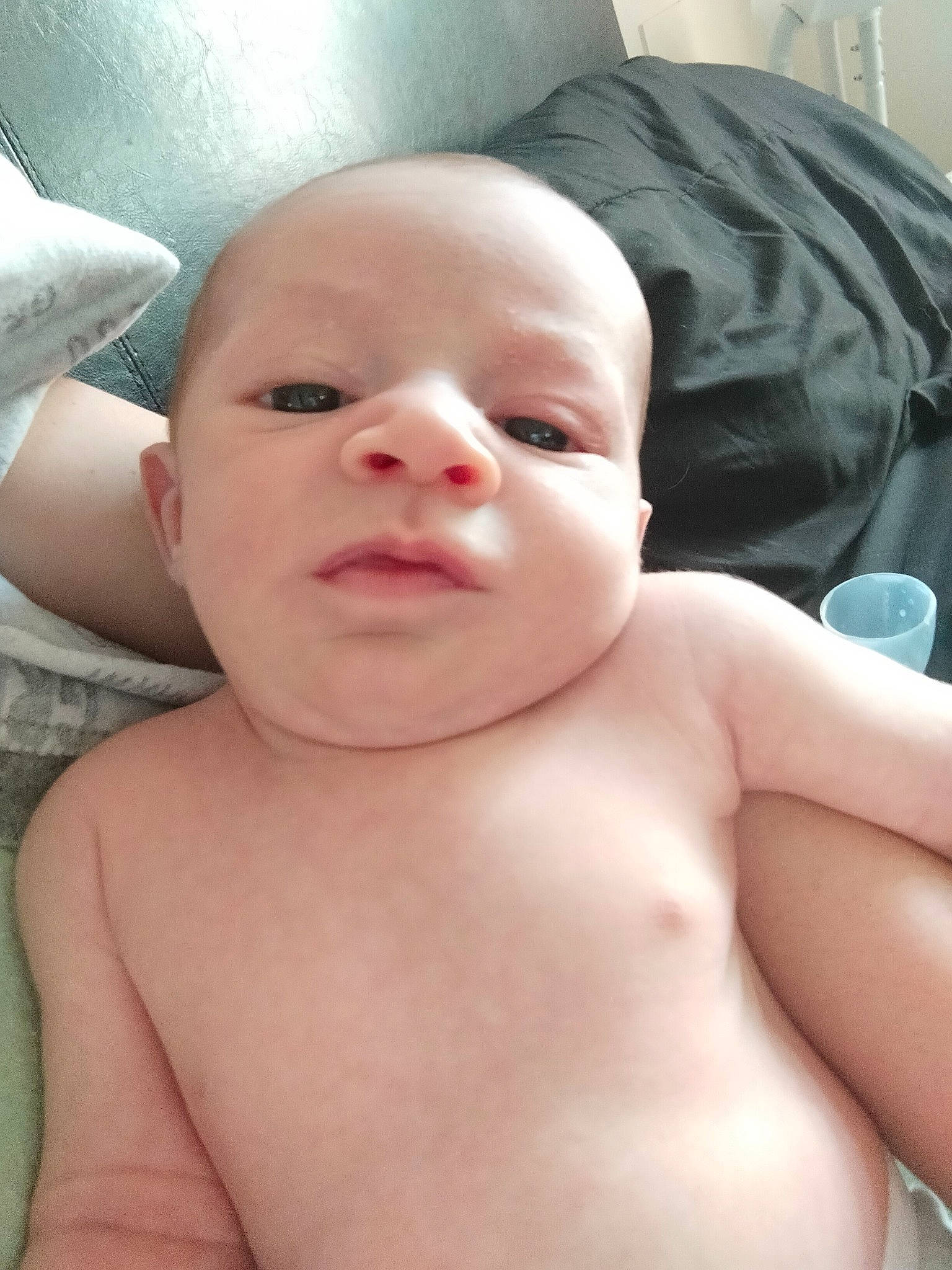 David is registered to the contest to win money with this photo: baby, cheek, chest, chin, comfort, ear, eyebrow, eyelash, finger, forehead, human_body, iris, jaw, lip, mouth, muscle, neck, nose, person, skin