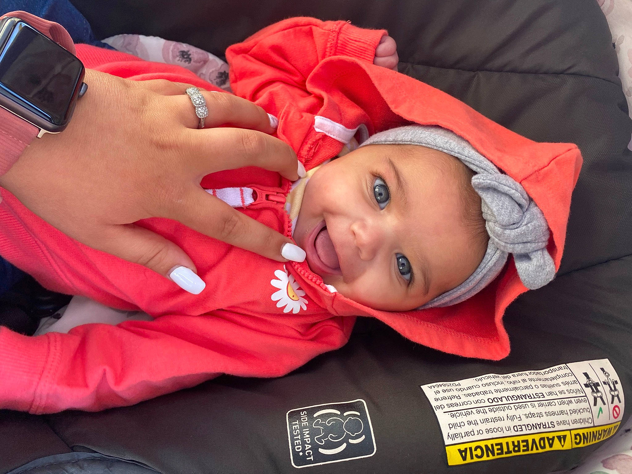 Amara joined the competition — help win amazing prizes! baby, baby_toddler_clothing, cheek, child, comfort, eye, fun, gesture, happy, head, headwear, human_body, lip, mouth, nose, person, skin, smile, sunglasses, toddler