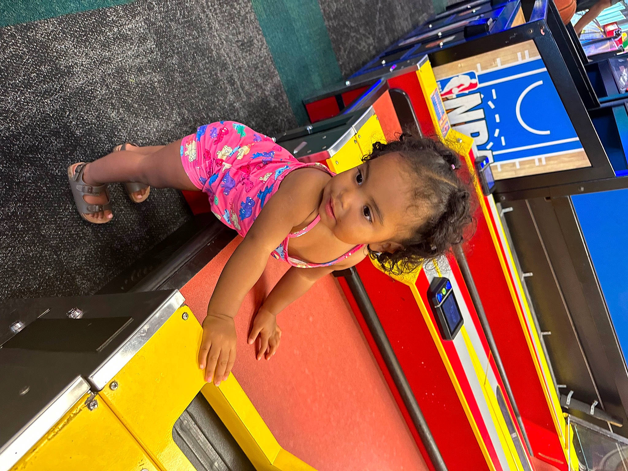 Kaia joined the competition — help win amazing prizes! automotive_design, automotive_exterior, bumper, child, city, electric_blue, fun, happy, hood, human_leg, leisure, motor_vehicle, person, play, recreation, smile, thigh, toddler, travel, vehicle_door