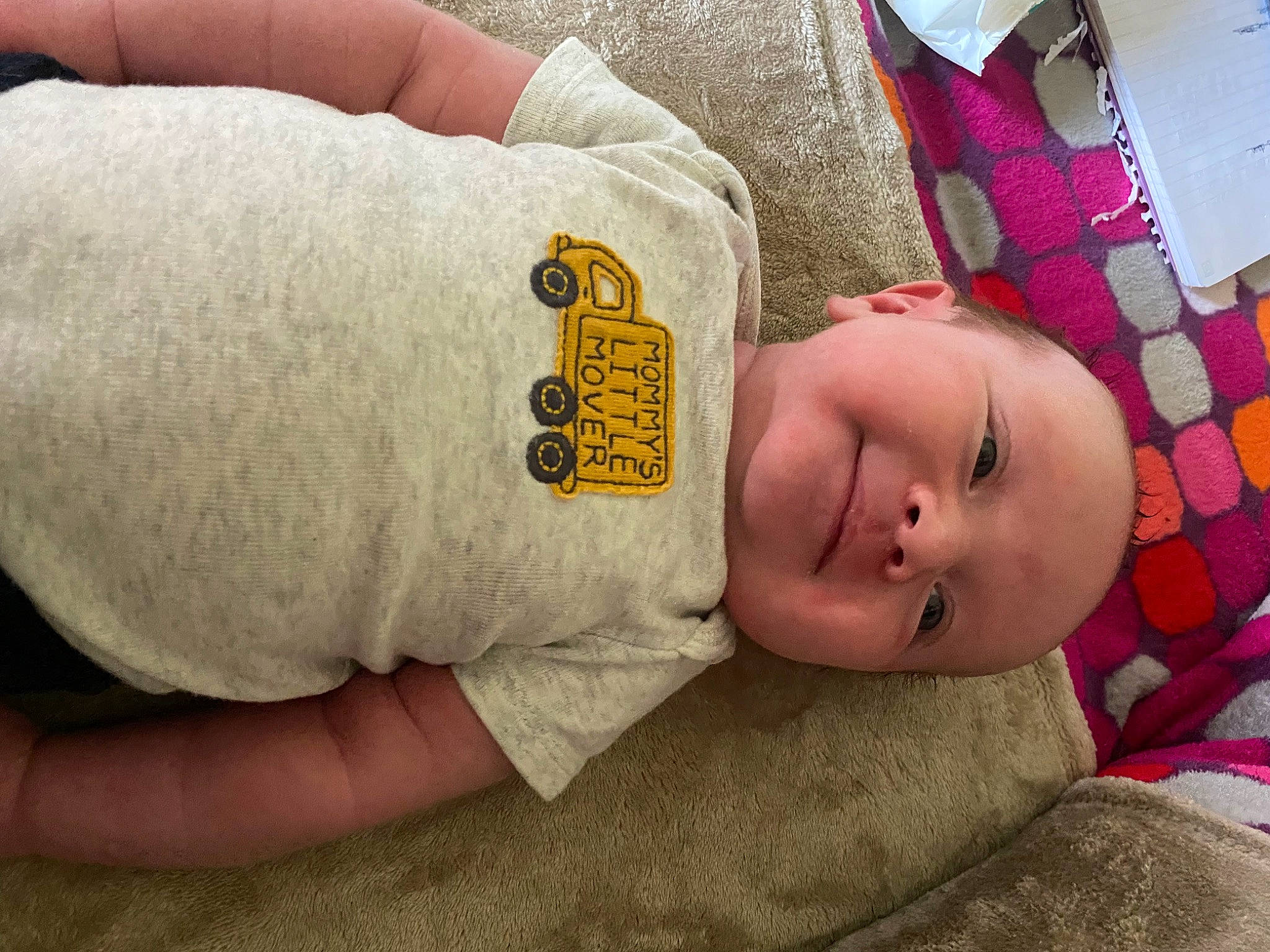 Isaiah Asher Hughes joined the competition — help win amazing prizes! baby, baby_toddler_clothing, cheek, child, comfort, face, finger, happy, headwear, linens, magenta, nail, pattern, person, skin, sleep, sleeve, smile, thumb, toddler