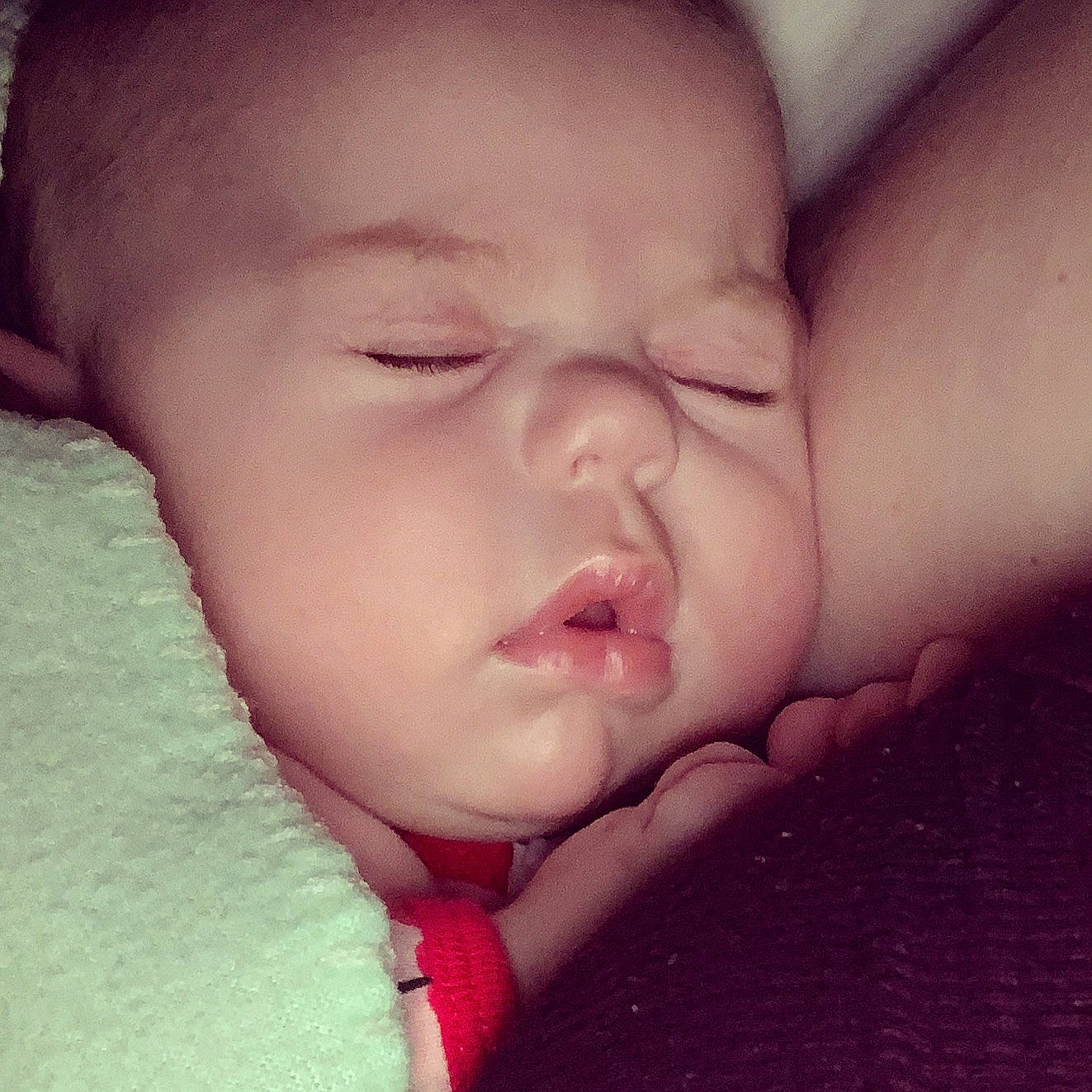 Esme joined the competition — help win amazing prizes! baby, baby_sleeping, beauty, cheek, child, chin, close_up, eye, face, finger, forehead, hand, head, lip, mouth, nap, nose, person, skin, sleep