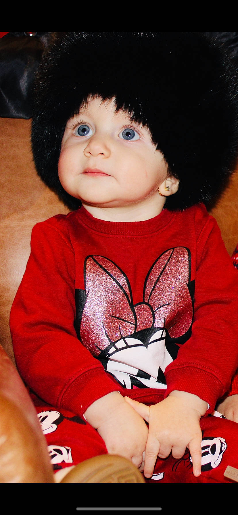 Sarah-lou a rejoint le concours — aidez-le/la à gagner de superbes lots ! baby, baby_products, baby_toddler_clothing, black_hair, cheek, child, lip, person, red, smile, toddler