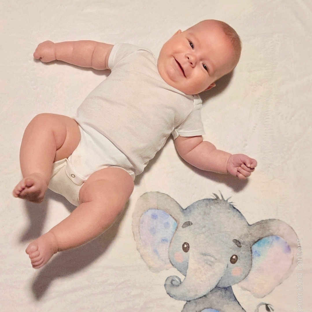 Craig is registered to the contest to win money with this photo: animal, baby, babylaughing, bear, bodypart, crawling, diaper, face, finger, hand, happy, head, newborn, person, photography, portrait, sleeping, smile, toy