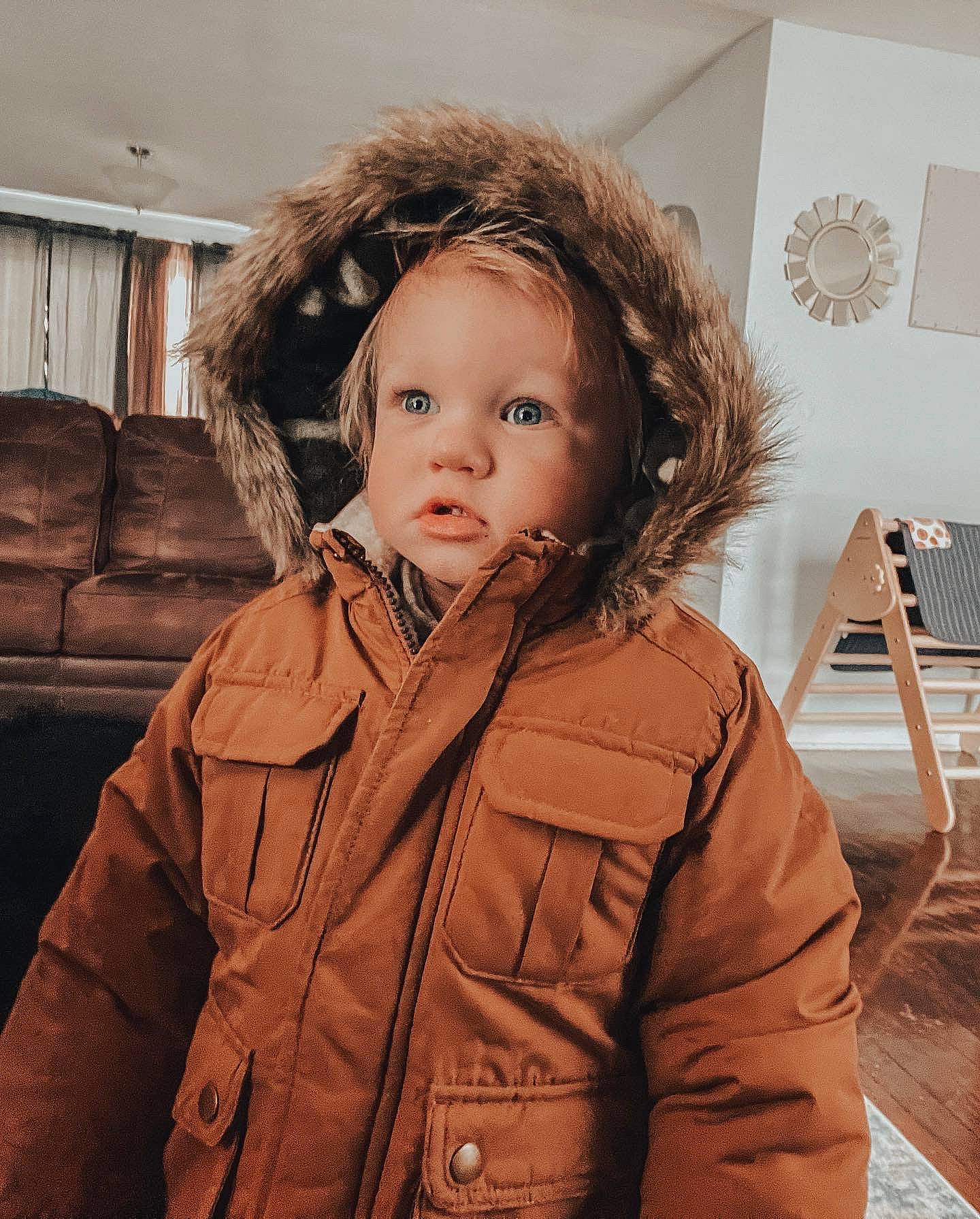 Weston joined the competition — help win amazing prizes! cheek, collar, cool, face, flash_photography, fur_clothing, hairstyle, happy, head, jacket, lip, neck, outerwear, parka, person, skin, sleeve, standing, street_fashion, trench_coat