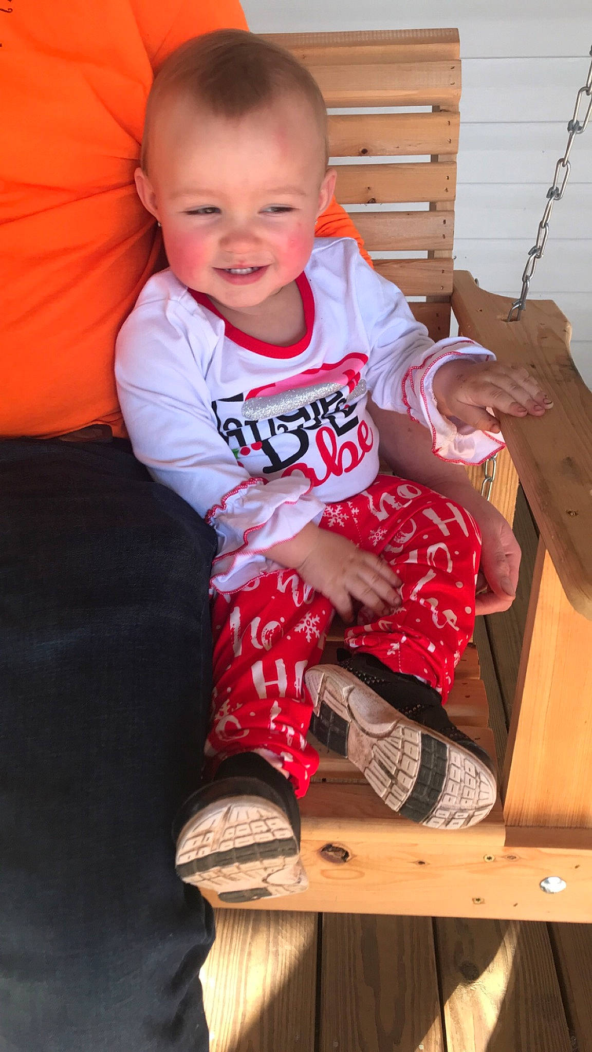 Rohnwyn is registered to the contest to win money with this photo: baby, baby_toddler_clothing, beauty, child, clothing, eye, fun, happy, joy, people, person, pink, shoe, skin, sleeve, smile, sneakers, sock, standing, t_shirt