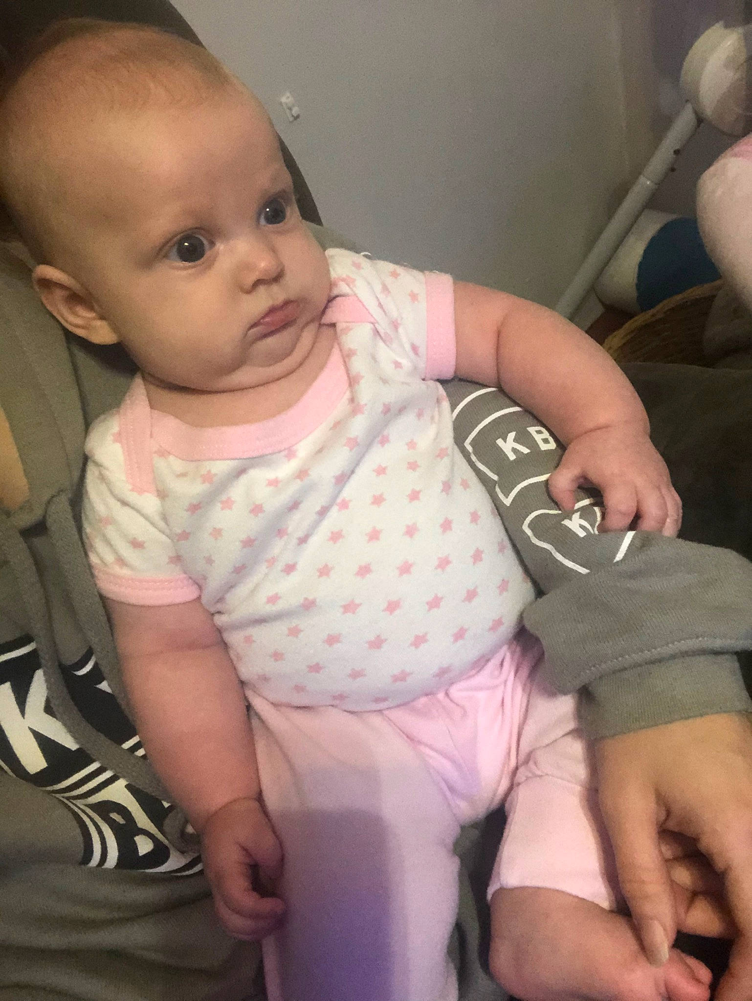 Harper Grace is registered to the contest to win money with this photo: abdomen, arm, baby, baby_products, cheek, child, eye, lip, person, product, skin, toddler