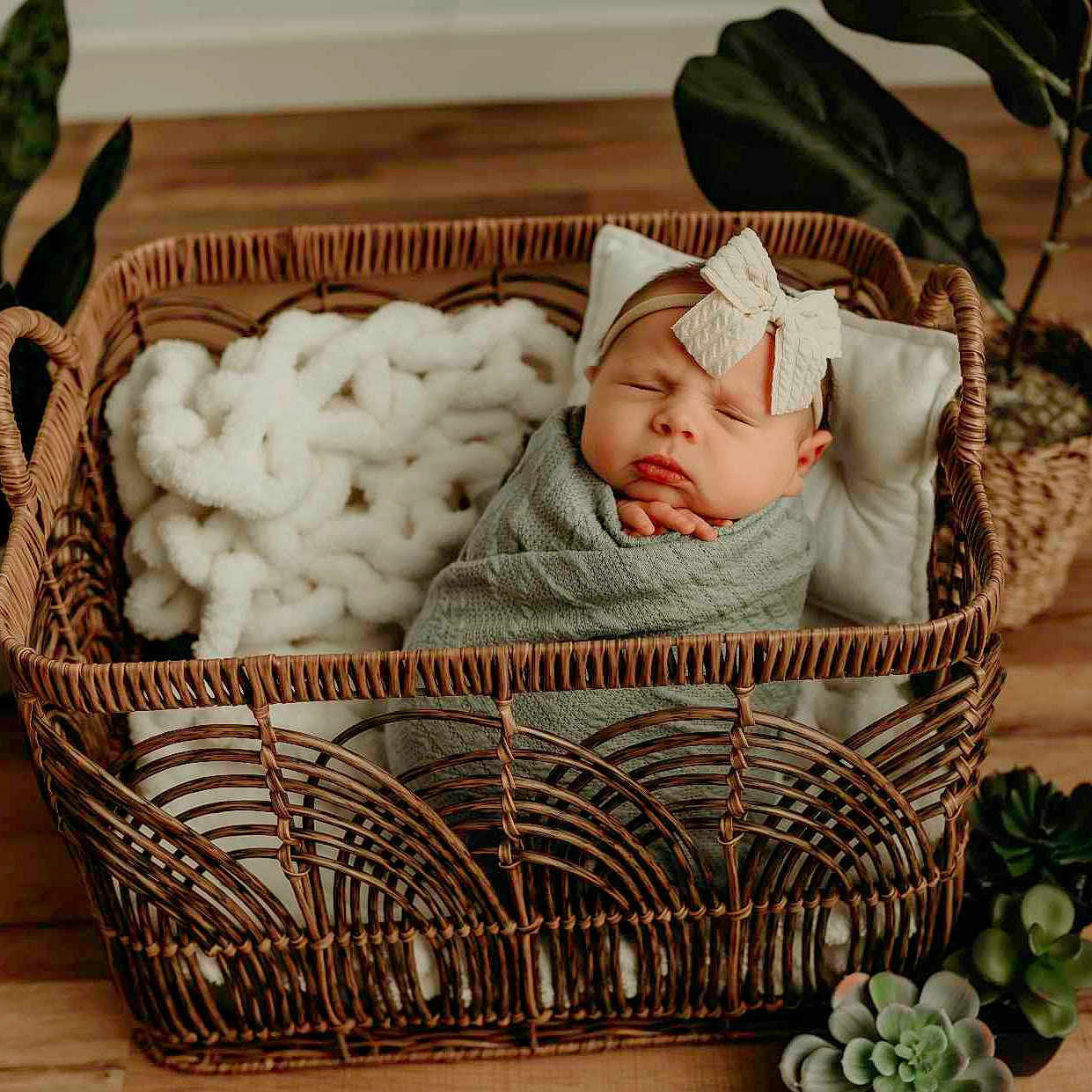 Natalie joined the competition — help win amazing prizes! baby, basket, blanket, crib, fun, furniture, infantbed, leisureactivities, newborn, person, picnic