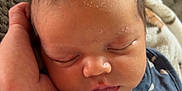 Dawson is registered to the contest to win money with this photo: baby, blanket, closeup, comfort, cozy, cute, face, hand, head, indoors, infant, newborn, peace, peaceful, person, resting, skin, sleeping, soft, texture