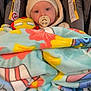 Messiah joined the competition — help win amazing prizes! baby, blanket, bundle, car_seat, child, colorful, comfort, cute, face, hat, indoors, infant, knit_hat, pacifier, plush_toy, portrait, resting, soft, toy, warm