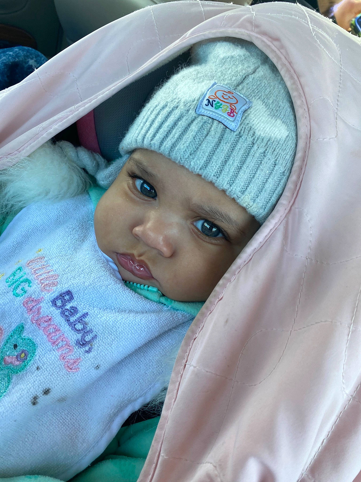 Amiah joined the competition — help win amazing prizes! baby, child, headwear, person