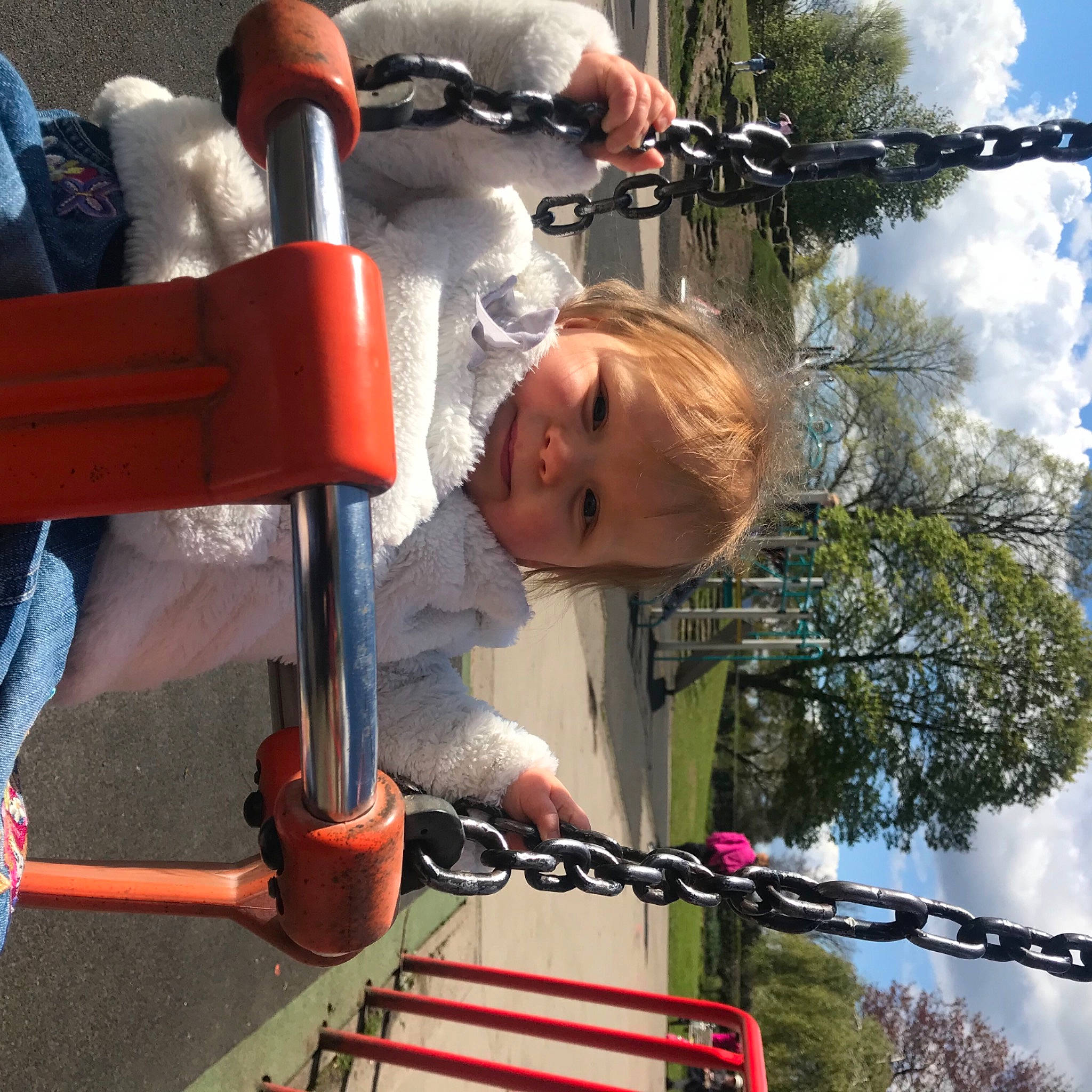 Josie joined the competition — help win amazing prizes! child, city, cloud, fun, green, happy, leisure, people, person, photograph, plant, pole, public_space, recreation, sky, smile, snapshot, toddler, tree, water