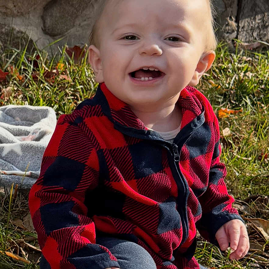 Zakary joined the competition — help win amazing prizes! baby, bodypart, clothing, face, finger, footwear, hand, happy, head, jeans, knitwear, pants, person, photography, portrait, shoe, sitting, smile, sneaker, sweater