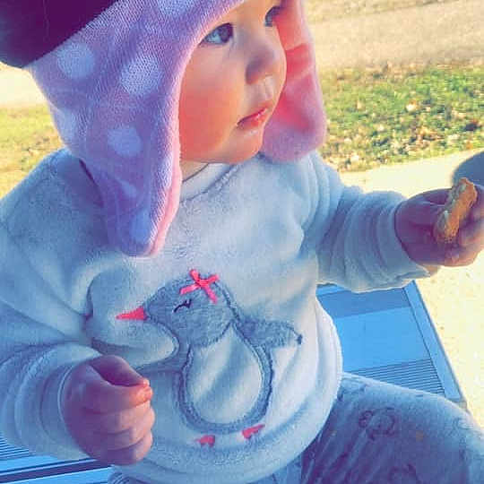 Ayla Elizabeth is registered to the contest to win money with this photo: baby, child, pink, play, smile, toddler