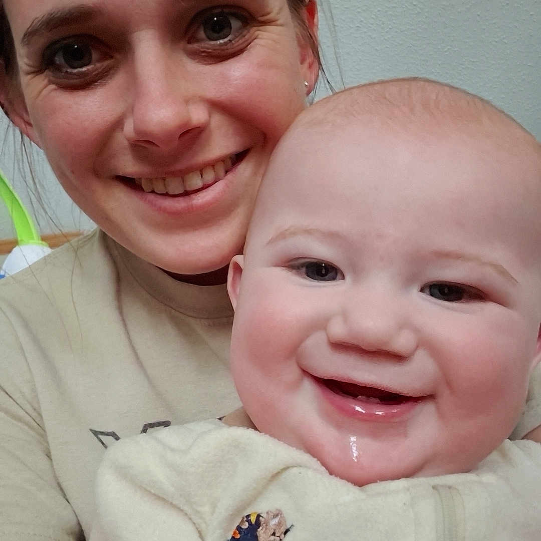 Wesley joined the competition — help win amazing prizes! baby, woman, smile, face, portrait, indoor, clothing, person, head, happy, child, human, drool, young_child, parent, family, casual, expression, cute, skin