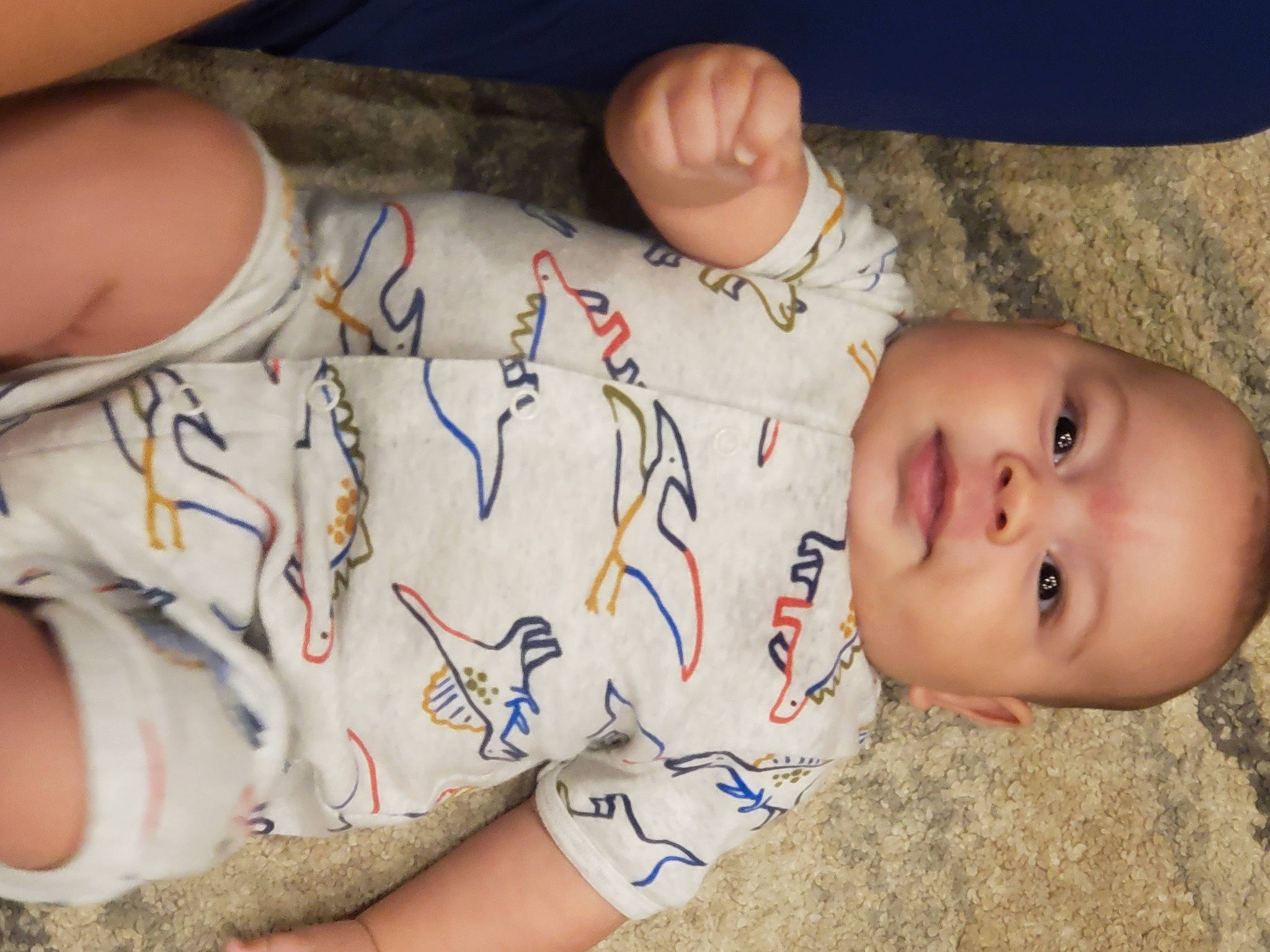 Killian joined the competition — help win amazing prizes! baby, baby_toddler_clothing, cheek, comfort, elbow, facial_expression, finger, human_body, leg, mouth, muscle, nose, pattern, person, skin, sleeve, textile, thigh, toddler, trunk