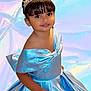 Jailyne is registered to the contest to win money with this photo: child, girl, princess, tiara, blue_dress, smiling, portrait, costume, formal_wear, fashion, young, cute, posing, studio, background, shiny, happy, elegant, celebration, event