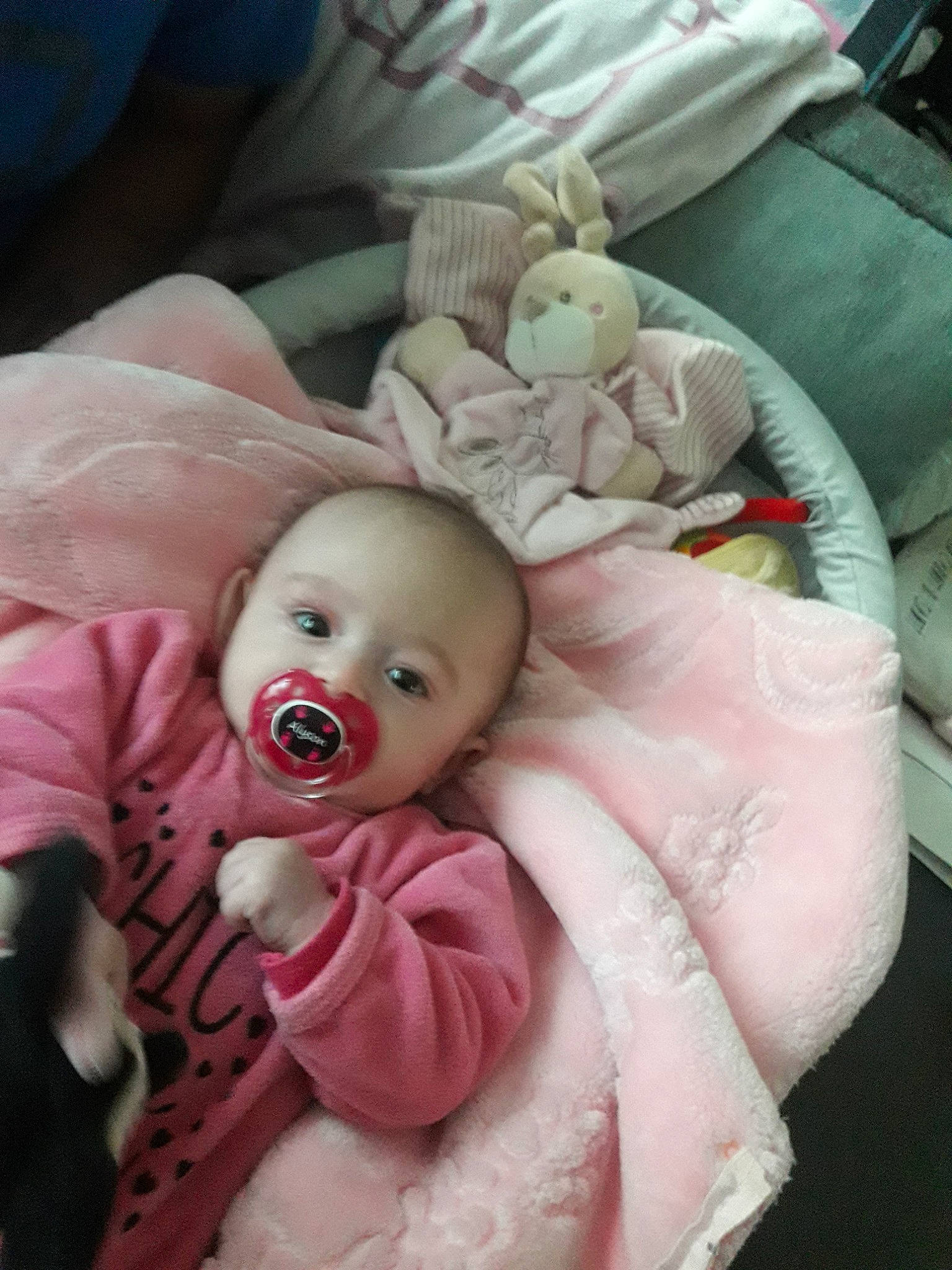 Alyson participe au concours pour gagner de l'argent avec cette photo : baby, birth, cheek, child, mouth, person, pink, skin, toddler