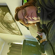 Shaddow joined the competition — help win amazing prizes! art, ceiling, eyewear, fun, glass, jaw, plaster, reflection, room, tints_and_shades, vision_care, visual_arts, wood