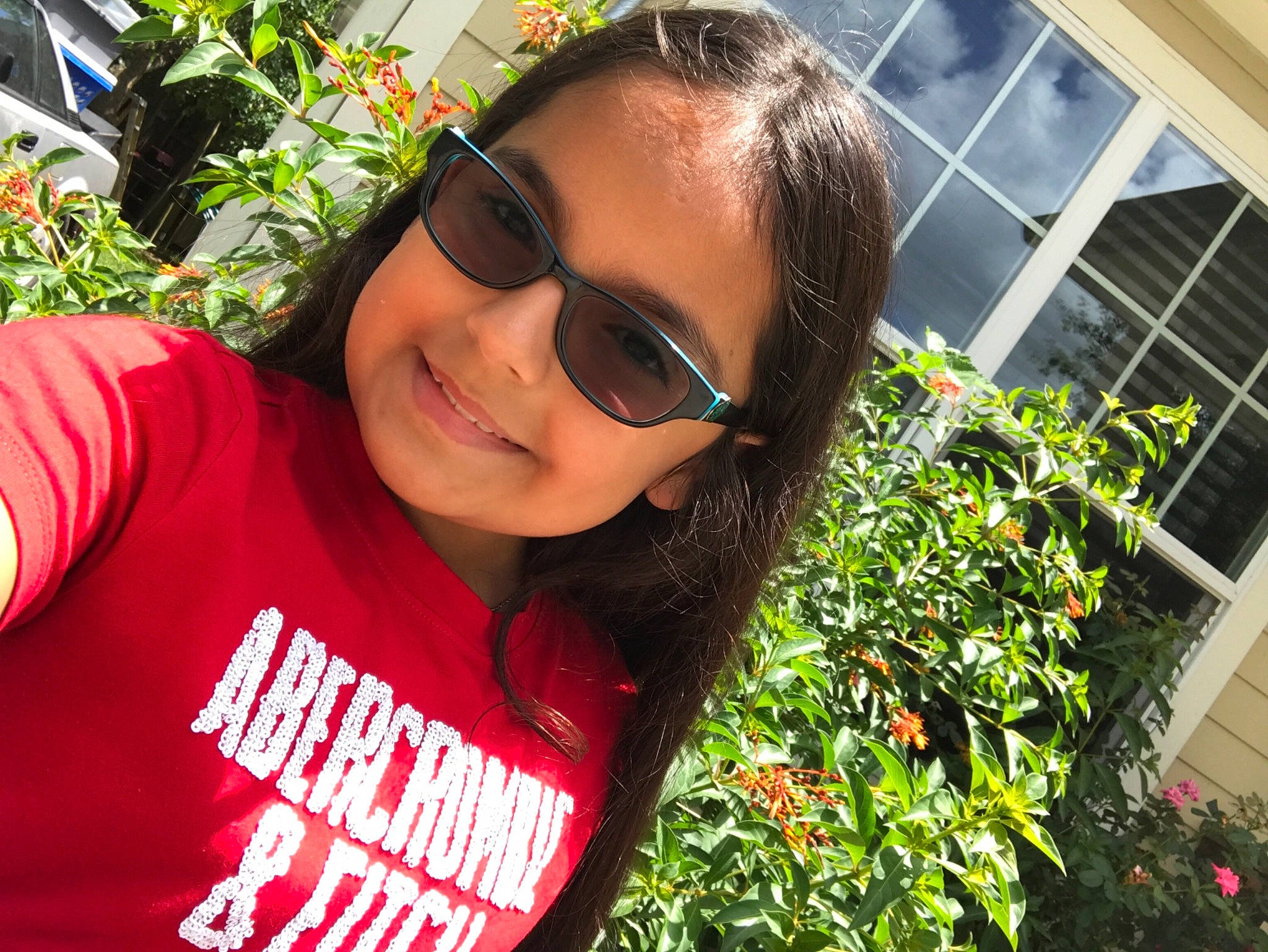 Haedy is registered to the contest to win money with this photo: black_hair, cool, eyewear, fun, glasses, grass, hair, joy, leaf, lip, mouth, person, plant, selfie, smile, summer, sunglasses, vacation, vision_care