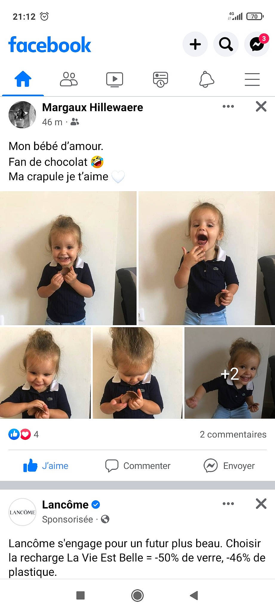 Lun a rejoint le concours — aidez-le/la à gagner de superbes lots ! baby_toddler_clothing, child, design, electric_blue, facial_expression, font, gesture, hair, head, human, joy, neck, person, photograph, product, screenshot, skin, sleeve, smile, snapshot