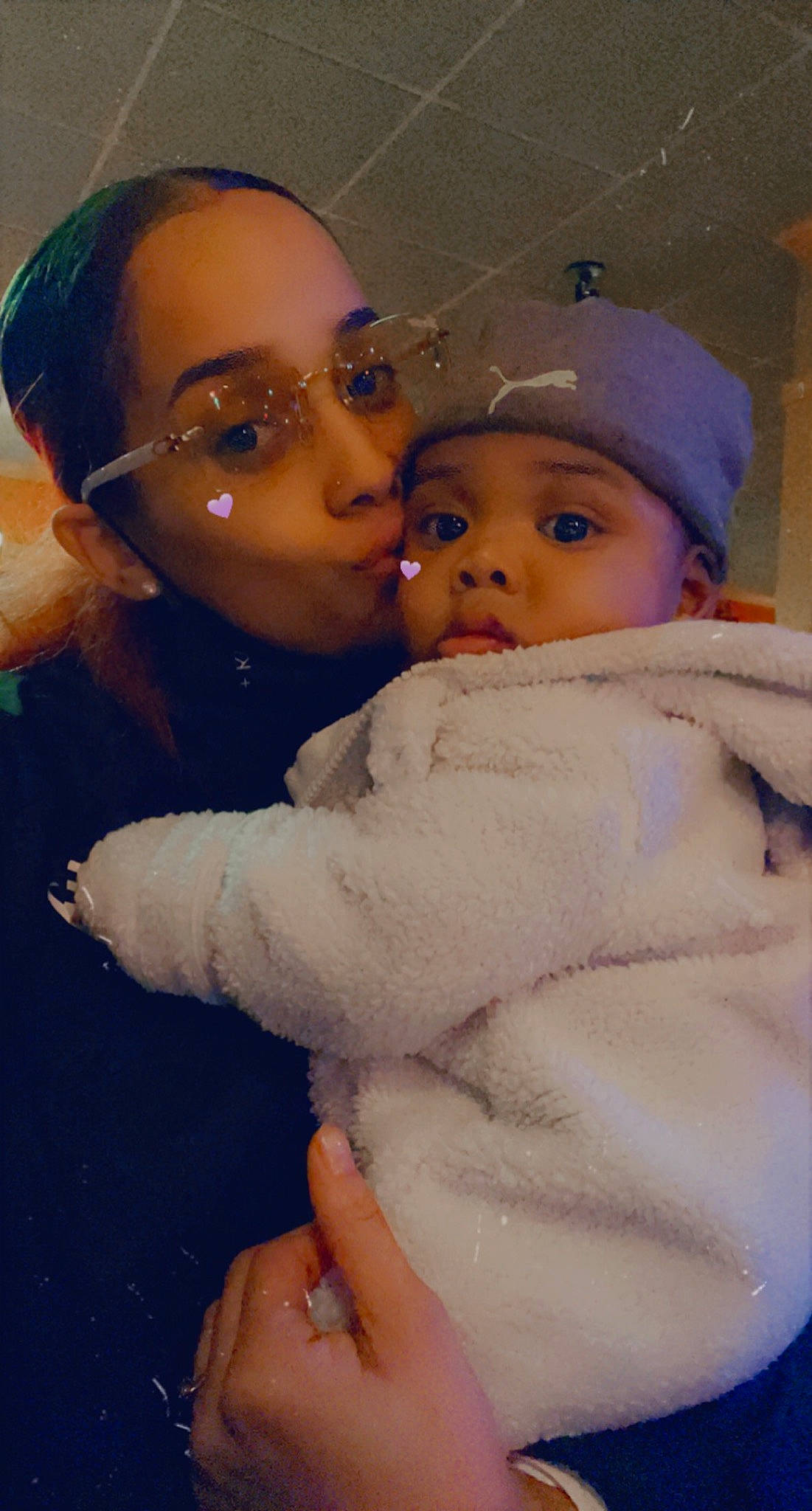 Kartier is registered to the contest to win money with this photo: baby, cheek, child, forehead, head, headwear, nose, person, toddler