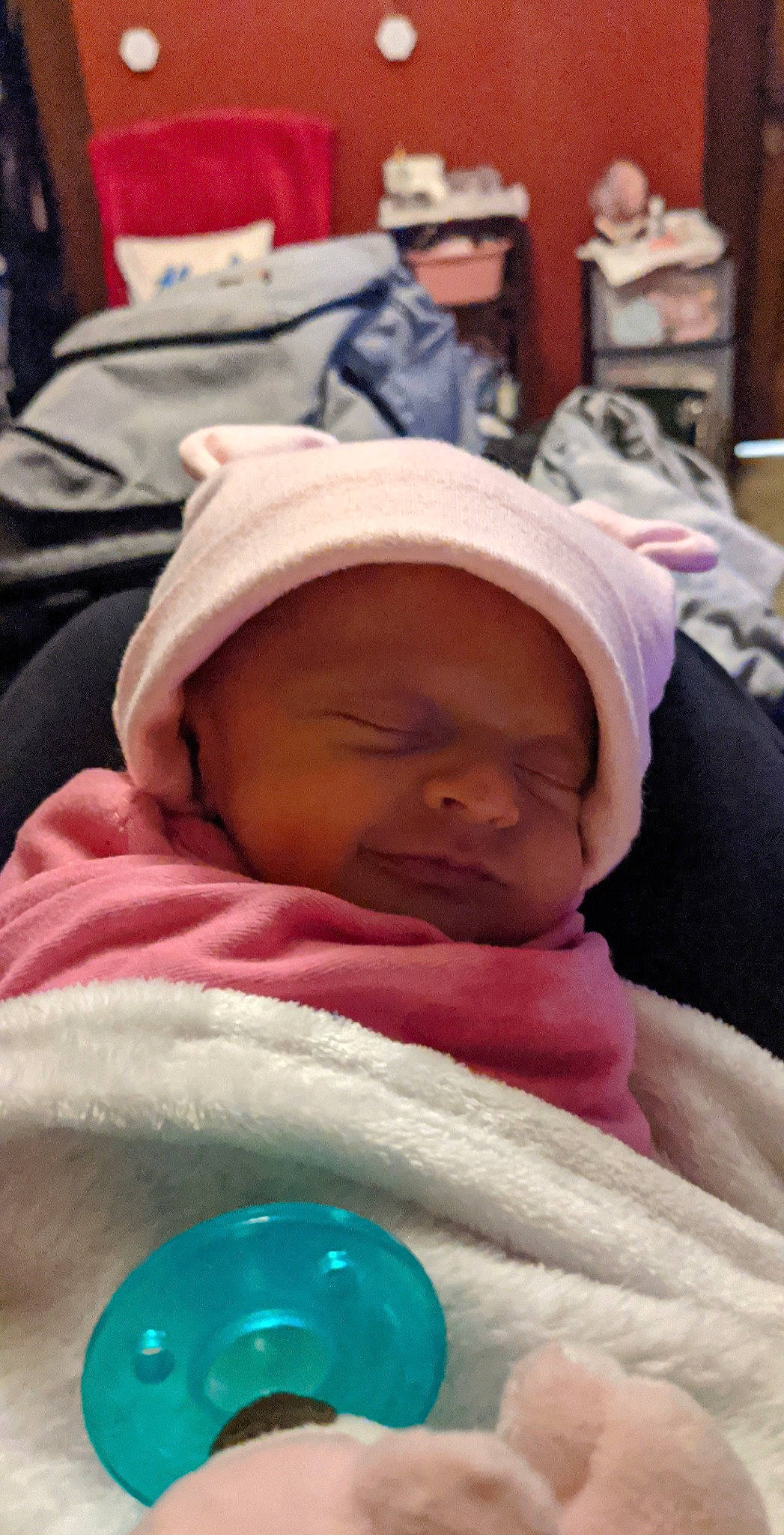 Alayah joined the competition — help win amazing prizes! baby, baby_products, baby_safety, baby_sleeping, baby_toddler_clothing, bedtime, cap, cheek, child, comfort, event, face, headwear, linens, mouth, nose, people, person, room, skin