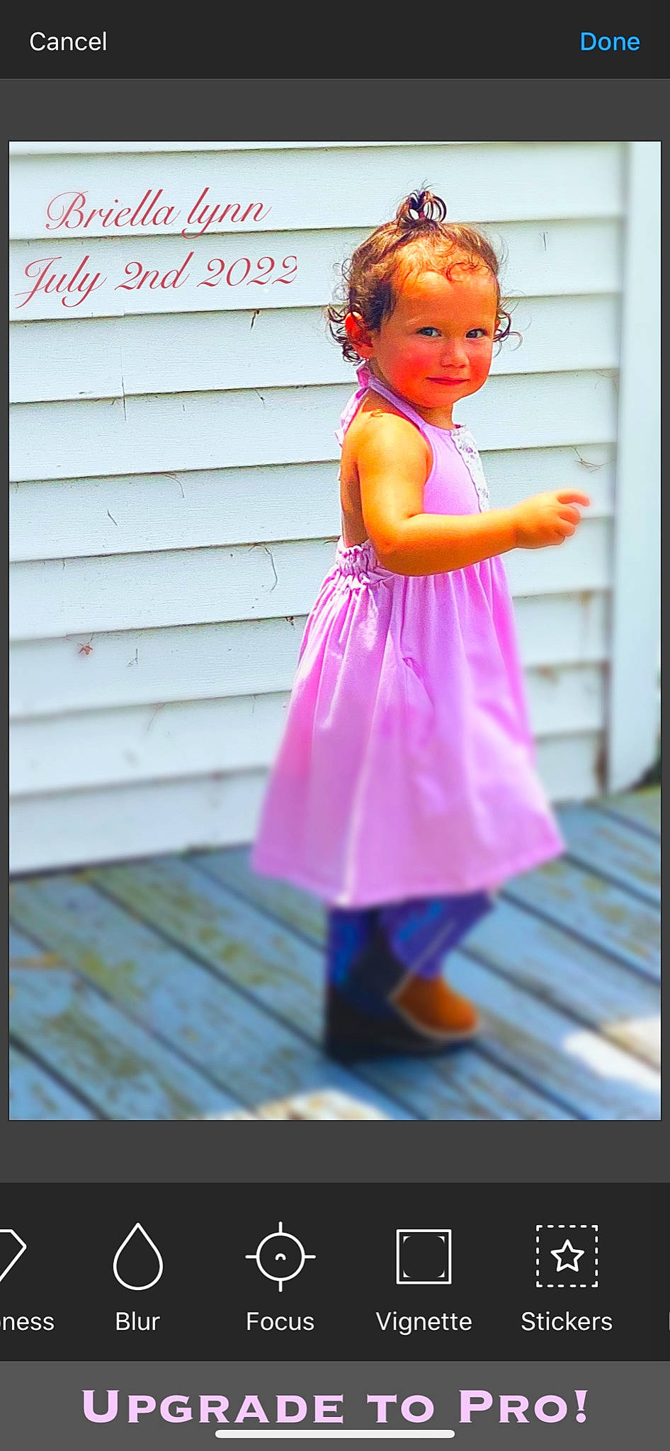 Briella joined the competition — help win amazing prizes! baby_toddler_clothing, beauty, day_dress, electric_blue, fashion_design, formal_wear, fun, happy, knee, leisure, magenta, one_piece_garment, pattern, person, pink, purple, sleeve, street_fashion, toddler, violet