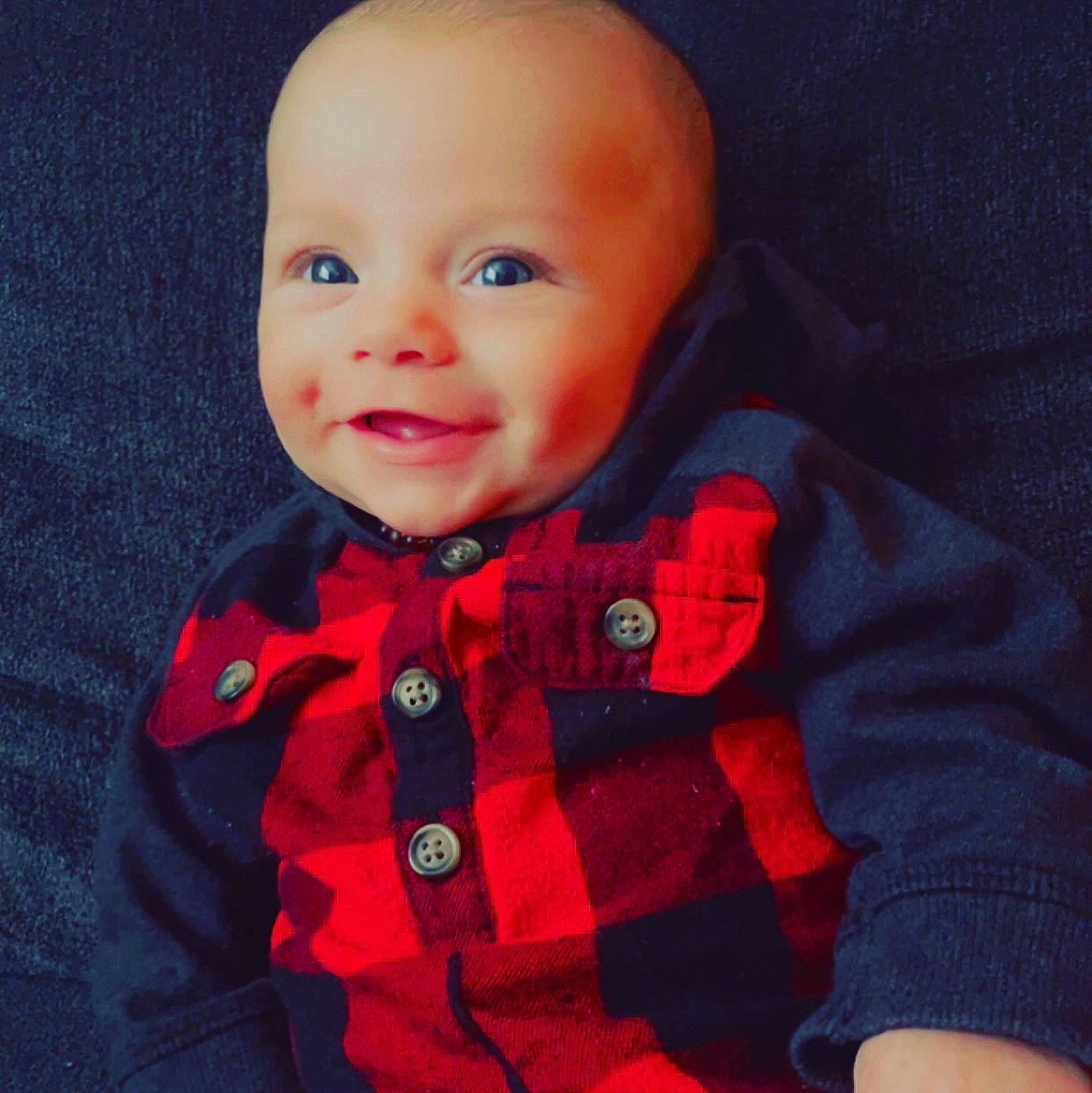 Loki joined the competition — help win amazing prizes! baby, baby_products, baby_toddler_clothing, bow_tie, carmine, collar, electric_blue, eye, fashion_accessory, happy, joy, magenta, nose, outerwear, pattern, person, personal_protective_equipment, selfie, sleeve, smile