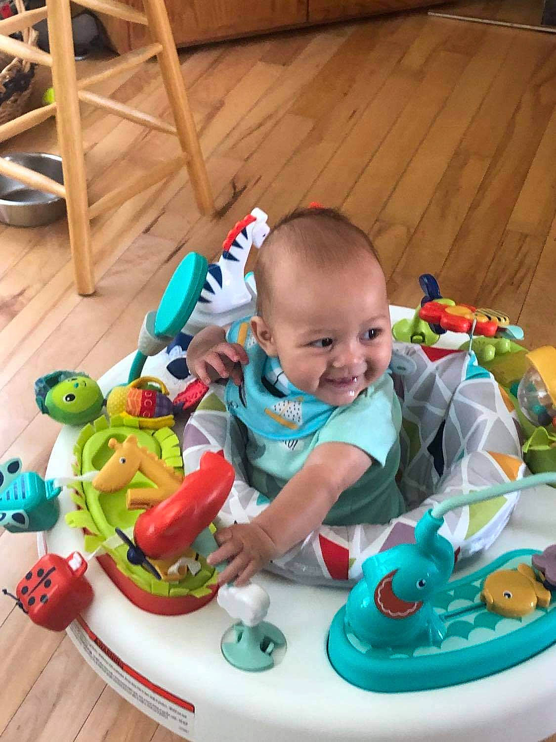 Kolby is registered to the contest to win money with this photo: baby, baby_playing_with_toys, baby_products, baby_toddler_clothing, baby_toys, banana, cake, child, event, flooring, happy, leisure, natural_foods, person, play, recreation, smile, toddler, toy, toy_vehicle