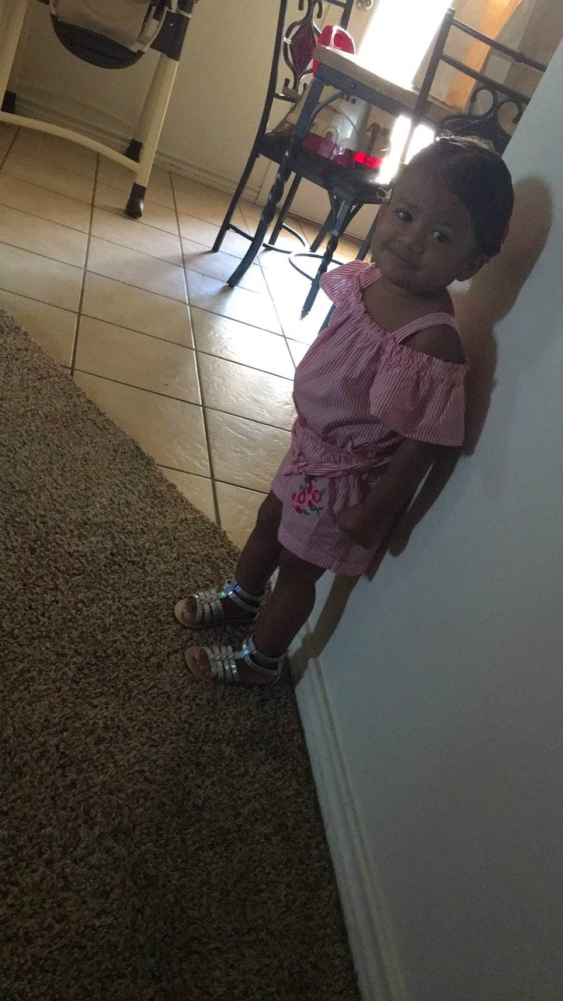 Armanyi is registered to the contest to win money with this photo: child, floor, flooring, leg, person, toddler